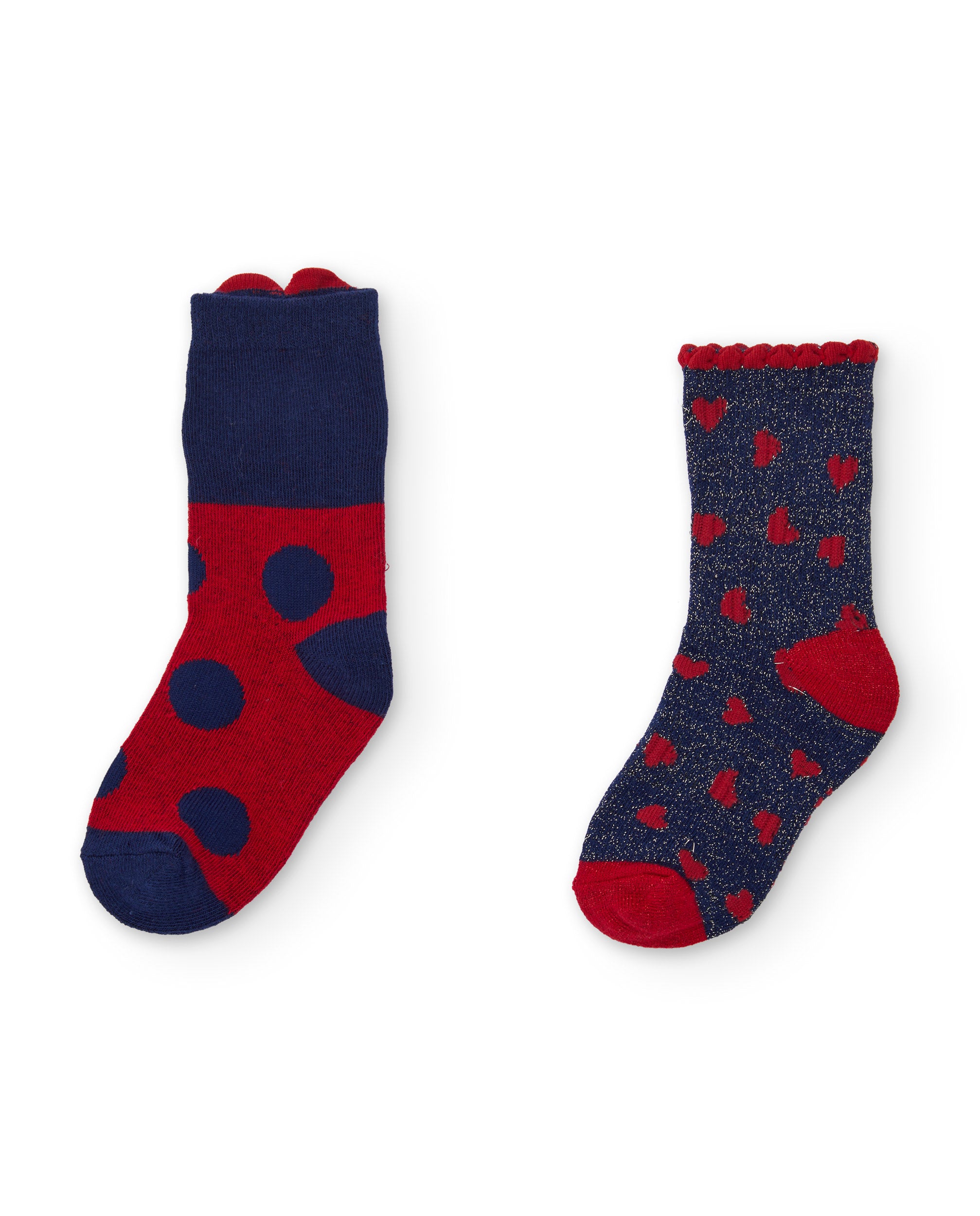 TucTuc Accessori Set Calzini Bambina Cotone Granate