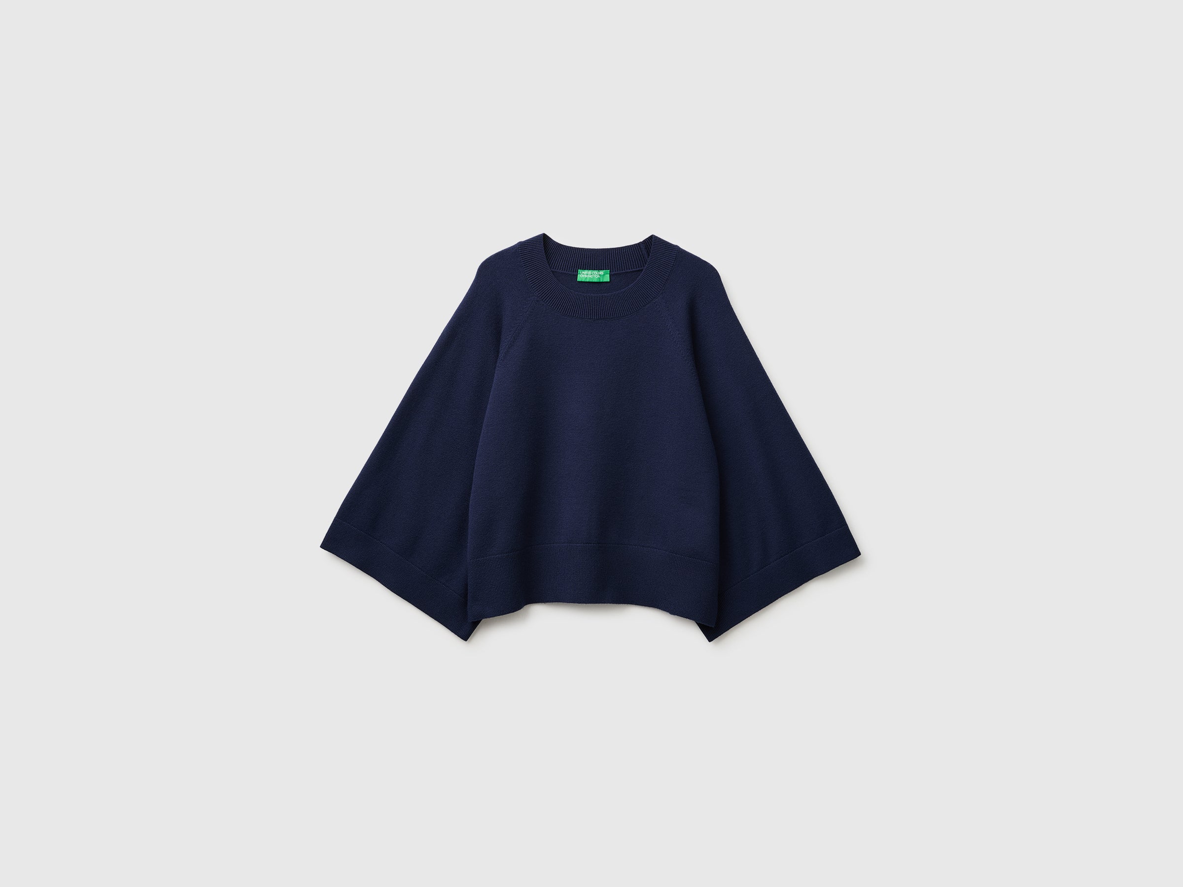 United Colors of Benetton Boxy fit shirt camicia viscosa maniche 3/4