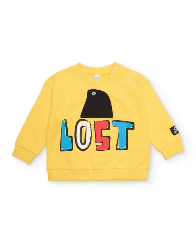 TucTuc Felpe Maglia Bambino Giallo 4 Anni Bottoni Spalla