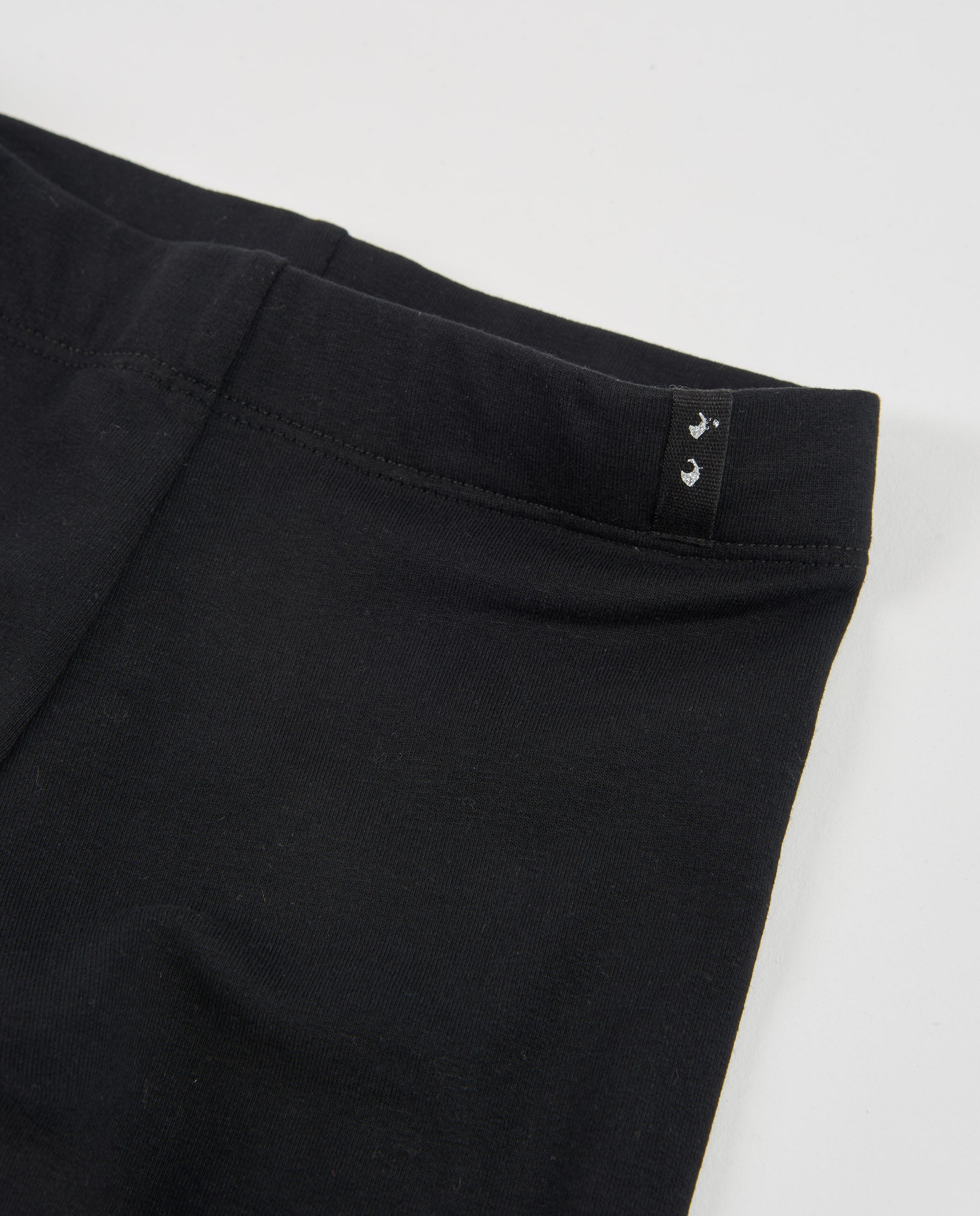 TucTuc Leggings felpa bambina nero 4A elasticizzati