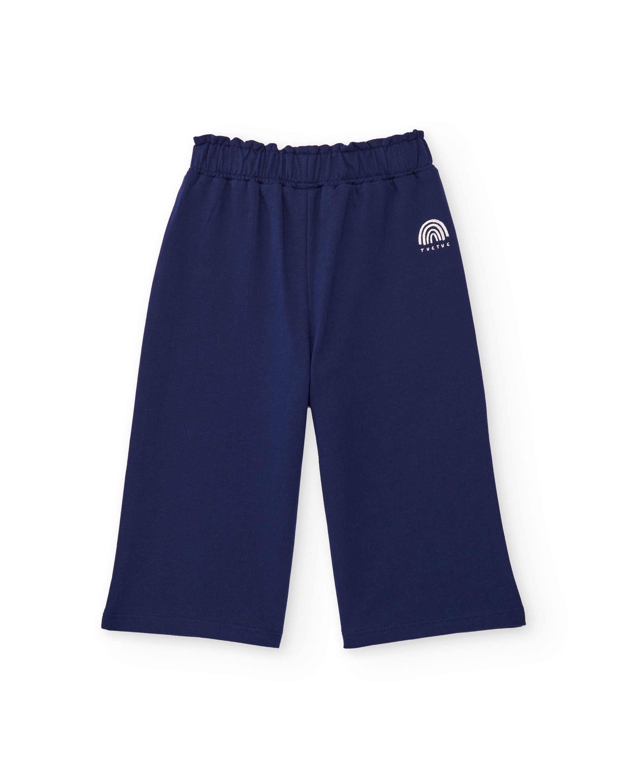 TucTuc Pantaloni culotte bimba navy jersey