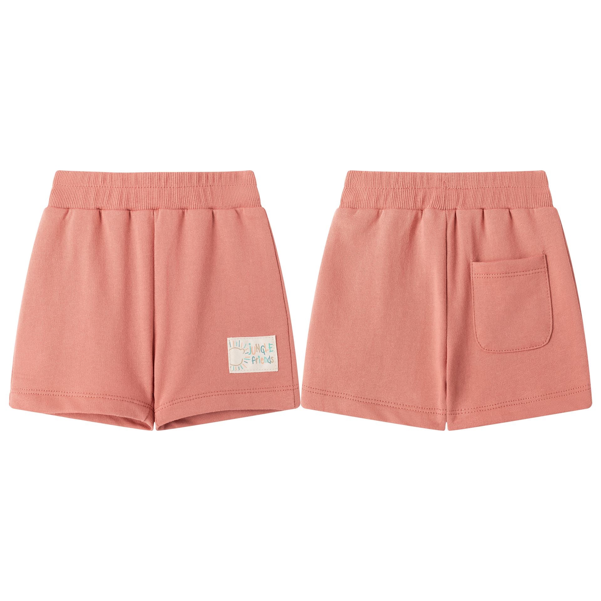 Newness shorts bermuda corallo baby in cotone