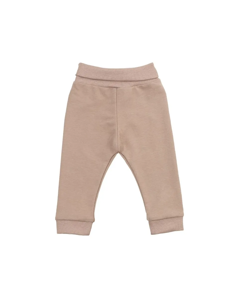 Woolly Organic Trousers pantaloni tuta cotone bio taupe