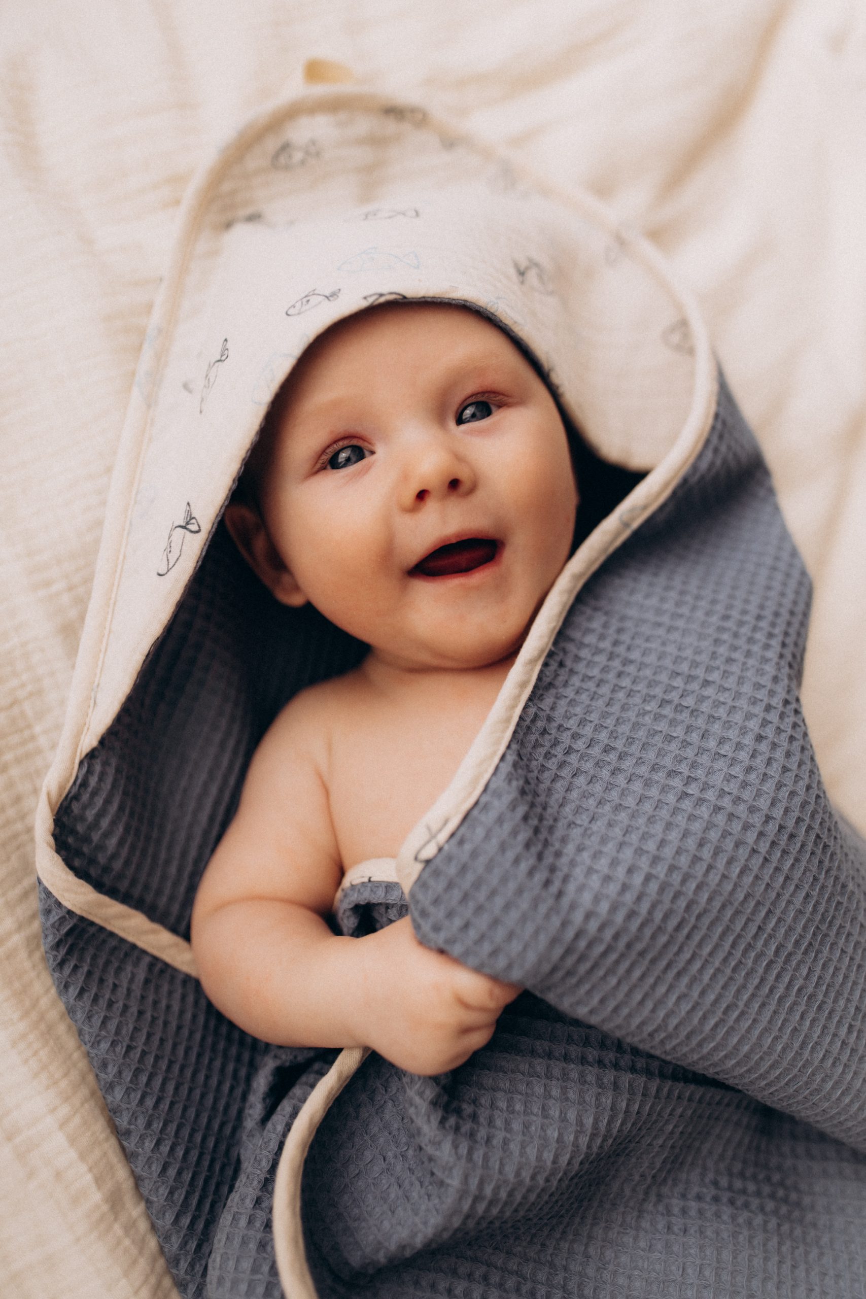 Woolly Organic Hooded Towel telo cappuccio cotone GOTS SS27