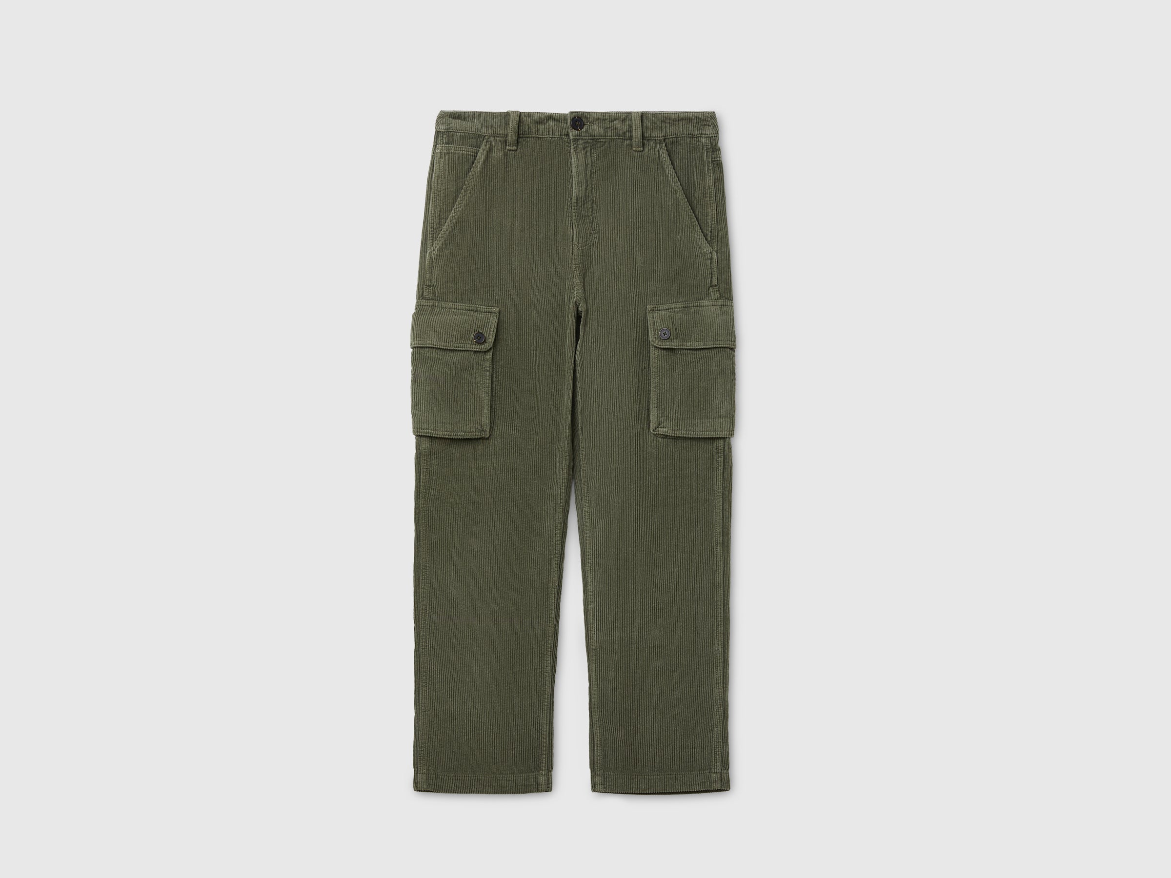 United Colors of Benetton Trousers Cargo Velluto Cotone 32