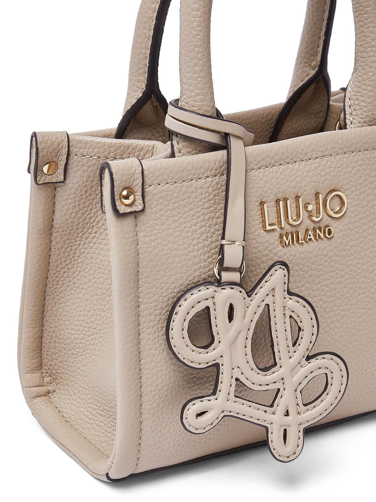 Liu Jo Borse Borsa Mini Jacquard Beige 18x10x15
