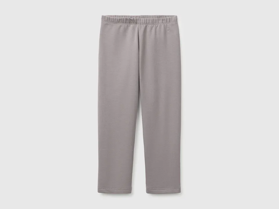 Benetton Warm Fleece Leggings Bimba Cotone Taglia 104