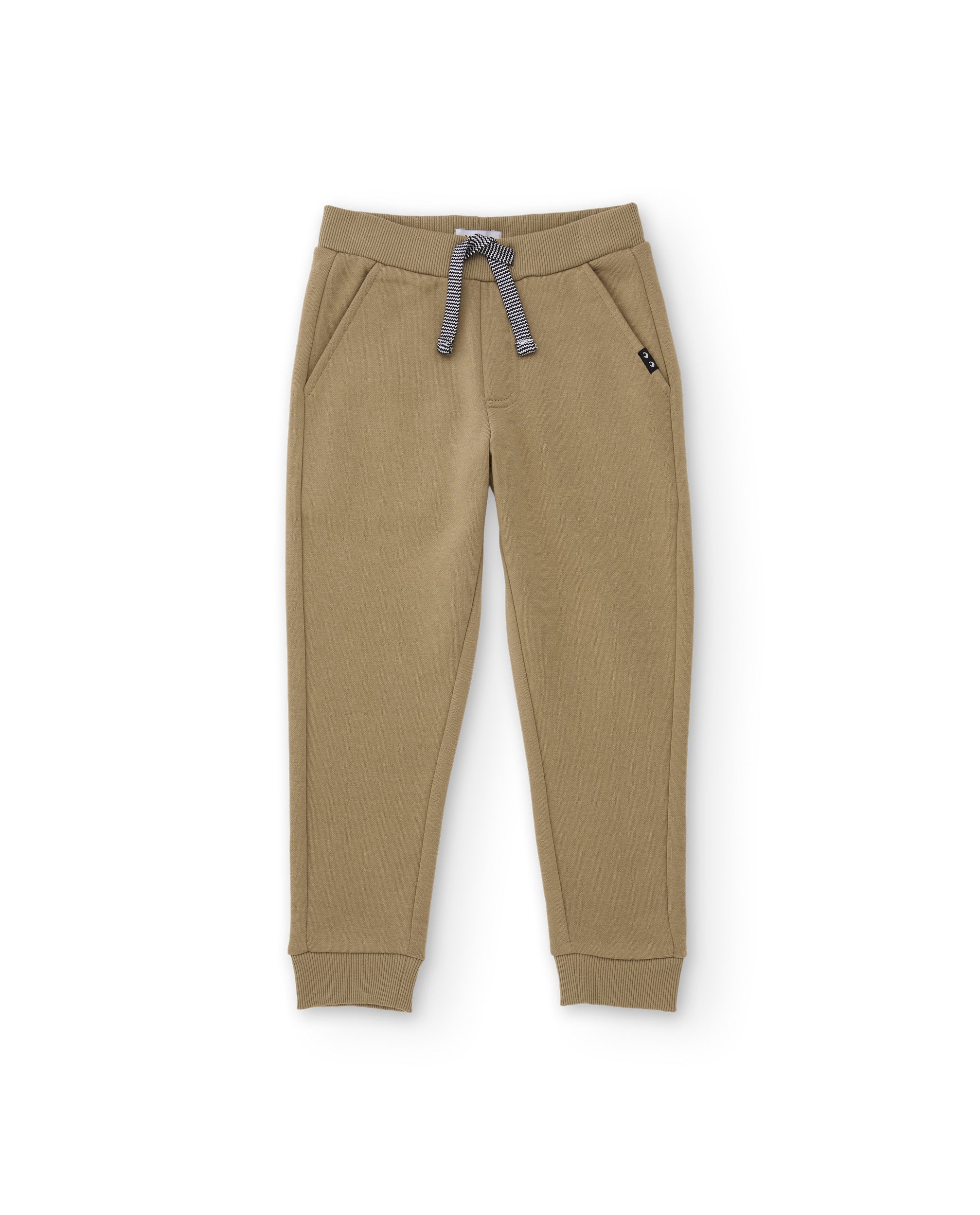 TucTuc Pantaloni Basic pantaloni bimbo beige felpa