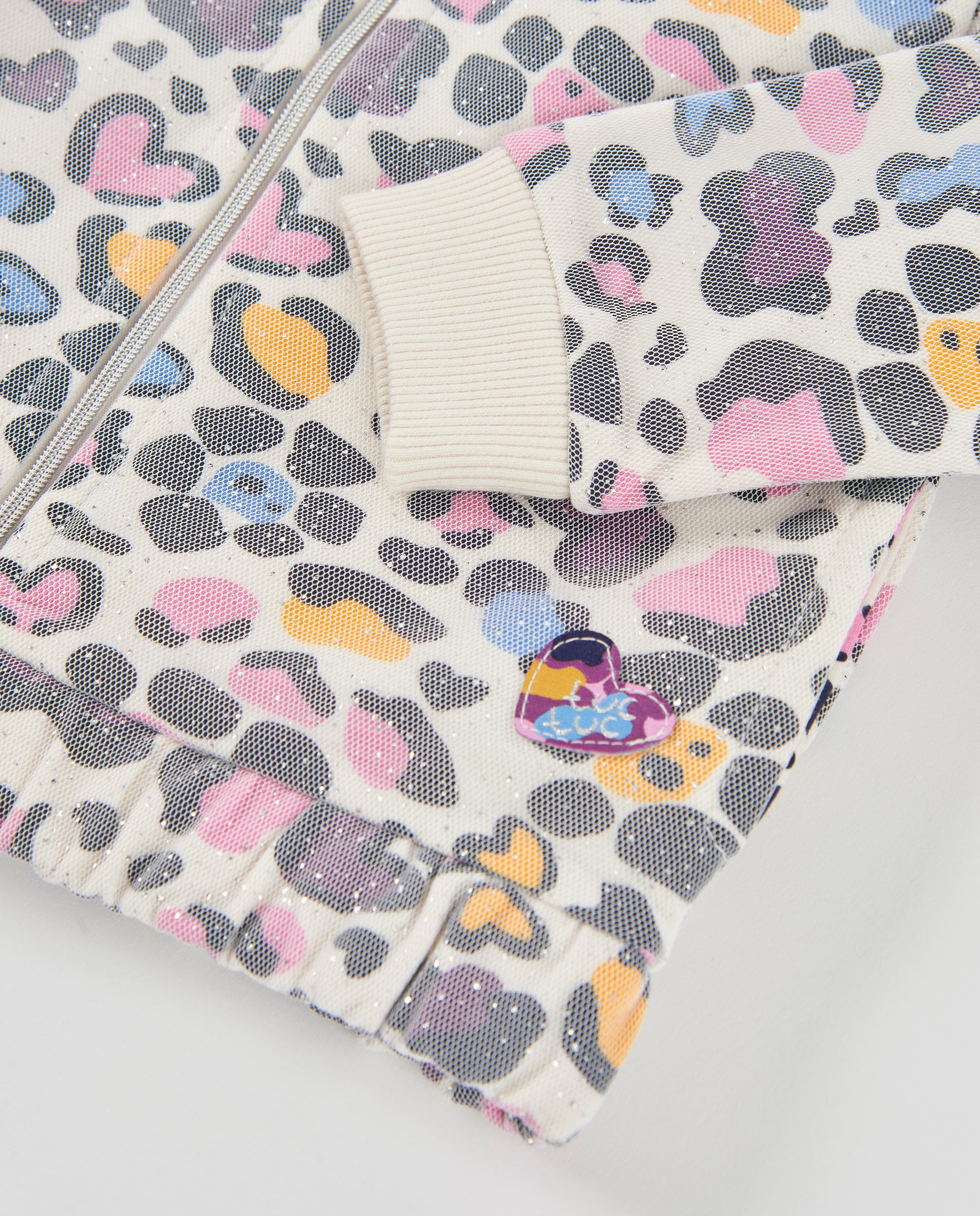 TucTuc Giacche Giacca Bimba Crudo Animalier Cerniera