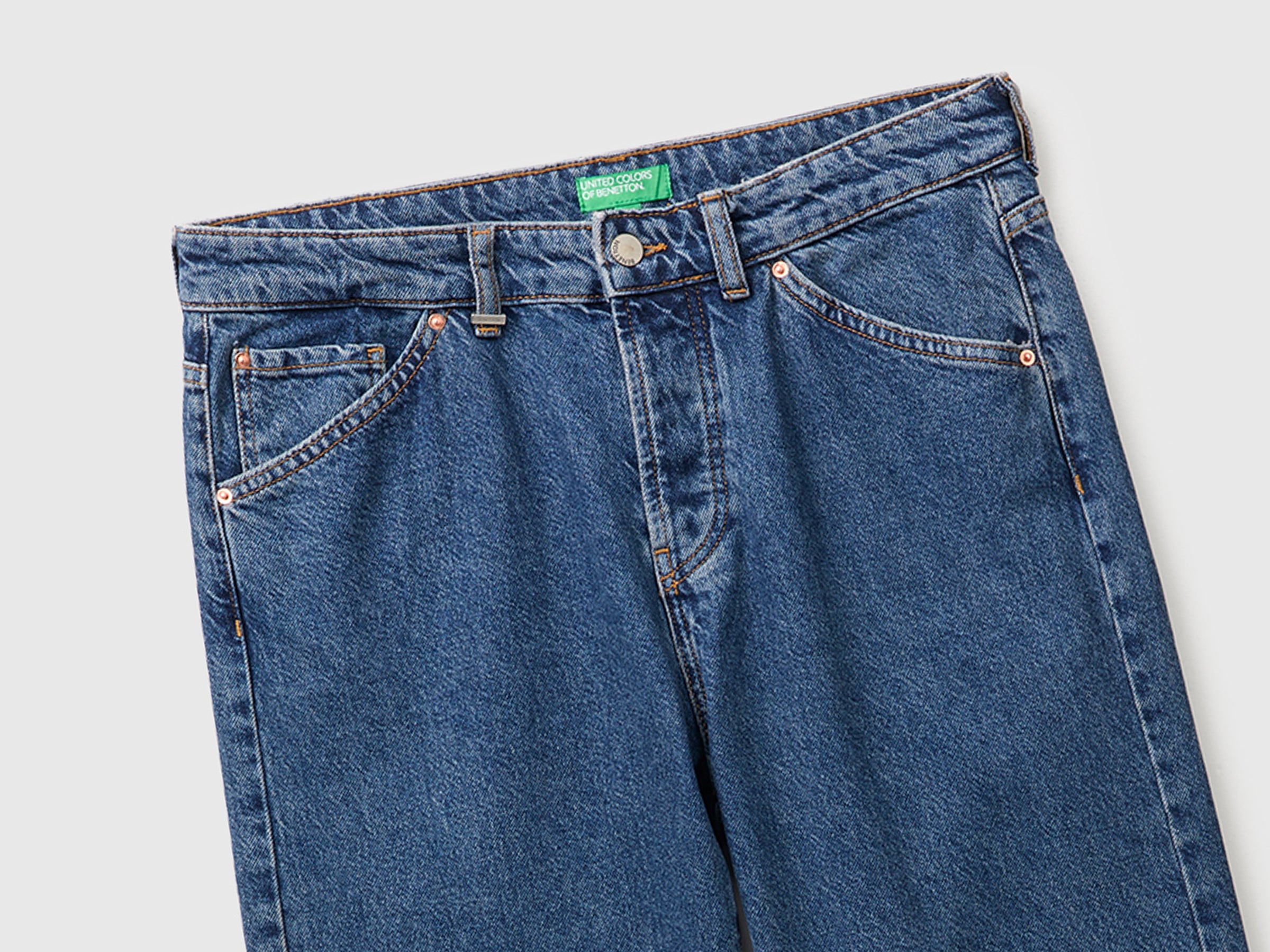 United Colors of Benetton Jeans Cotone Pantaloni 32 Regular Cotone