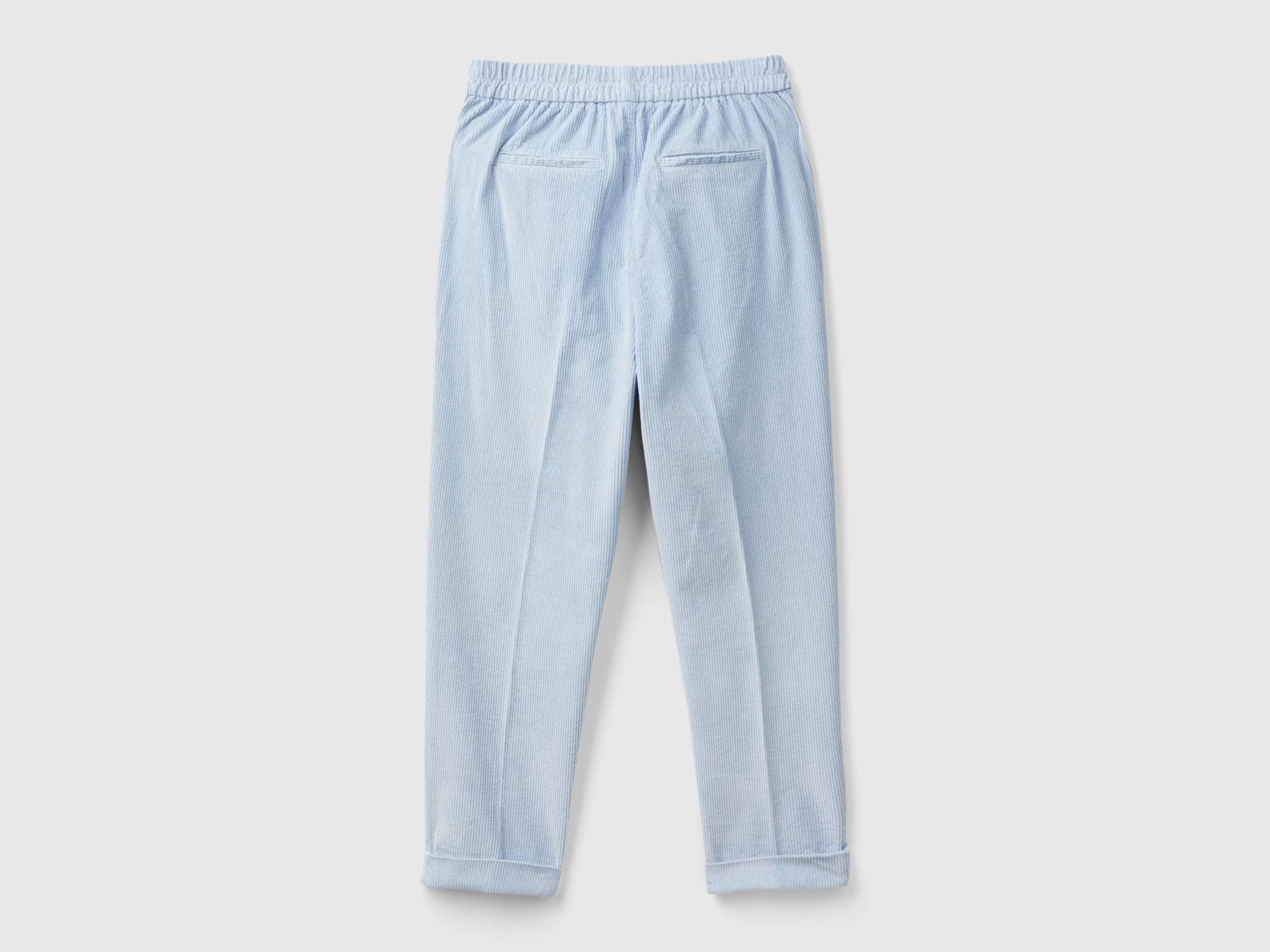 United Colors of Benetton Trousers Chinos velluto cotone vita elastica