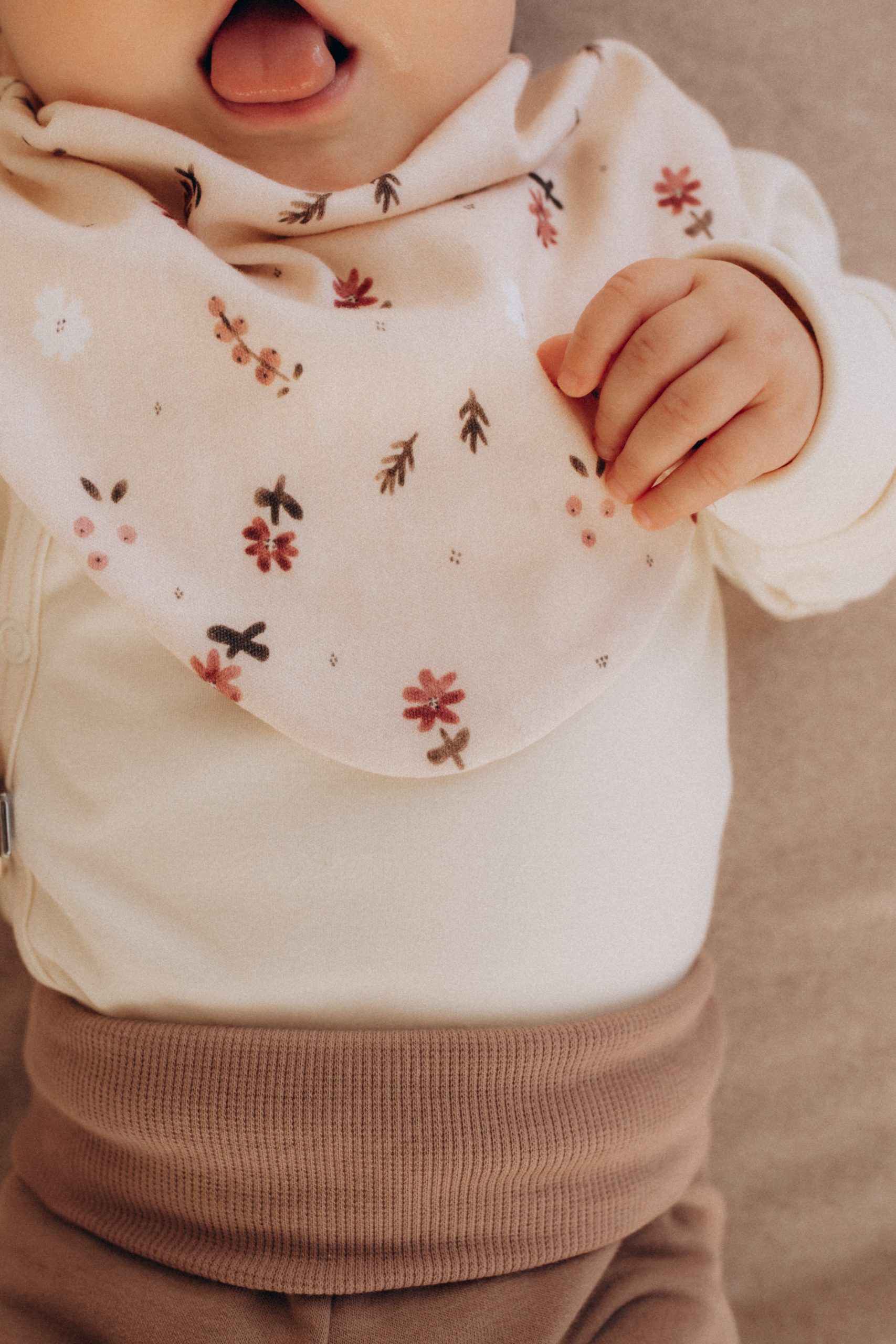 Woolly Organic Bib GOTS bavaglino cotone organico AW26
