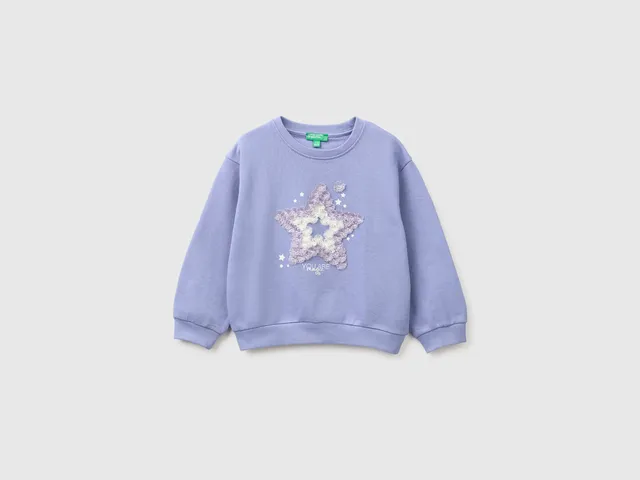 United Colors of Benetton Sweatshirts felpa cotone bio taglia 82
