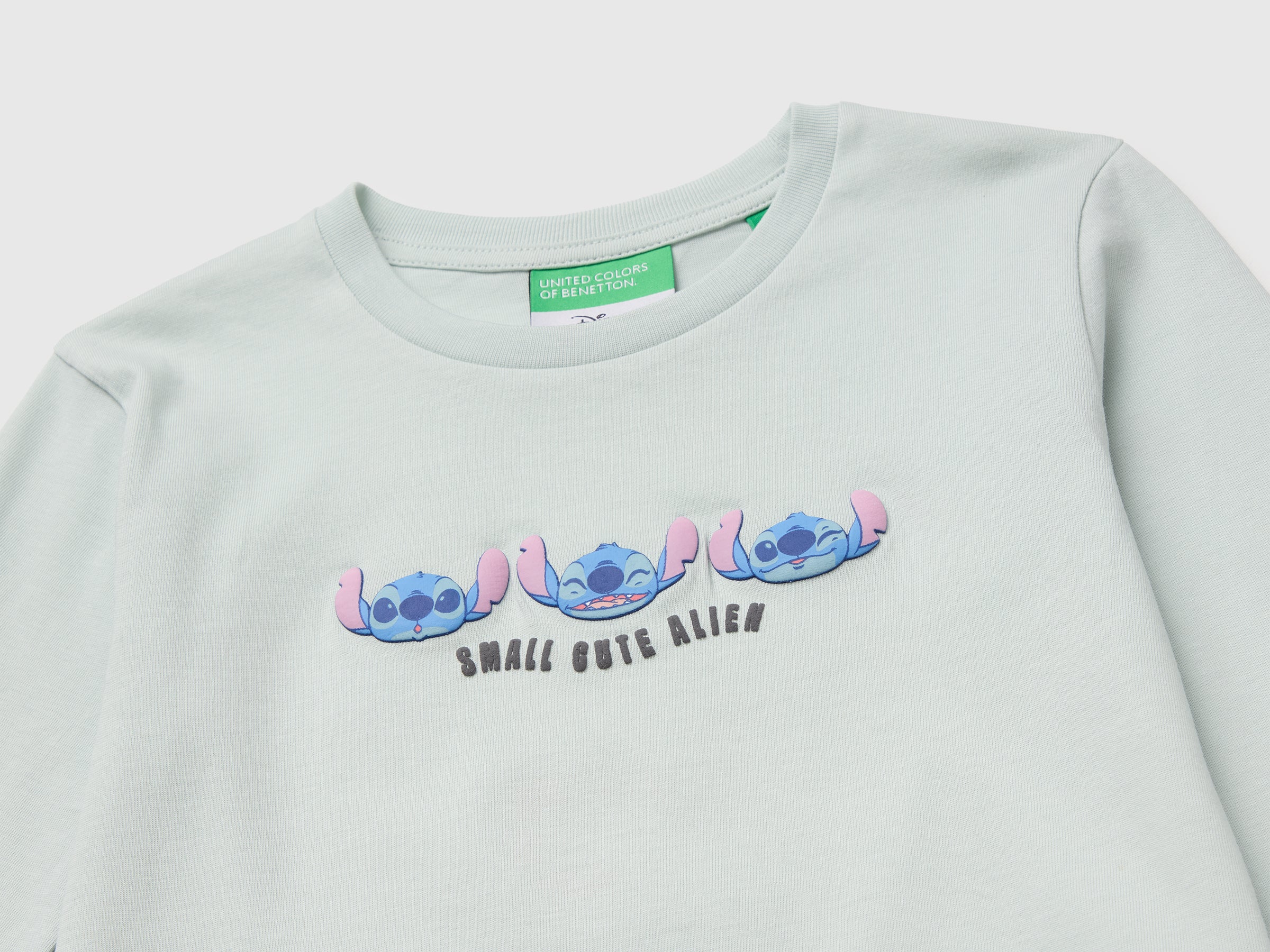 United Colors of Benetton Maglietta Stitch Cotone Bio Bimba