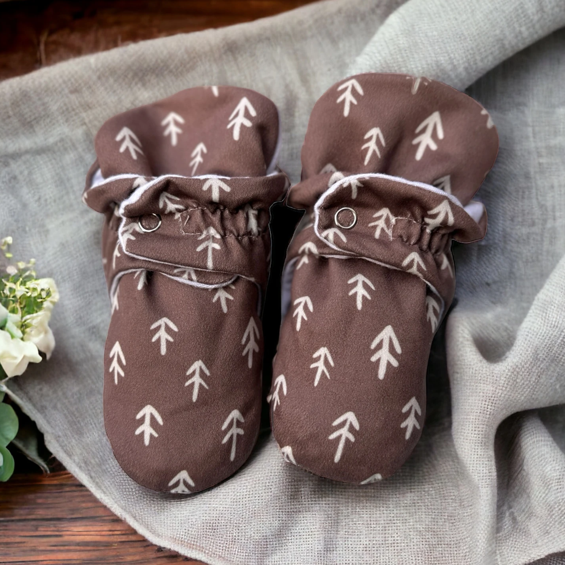 Kokopatik Scarpine Baby Freccia Cotone Senza Imbottitura