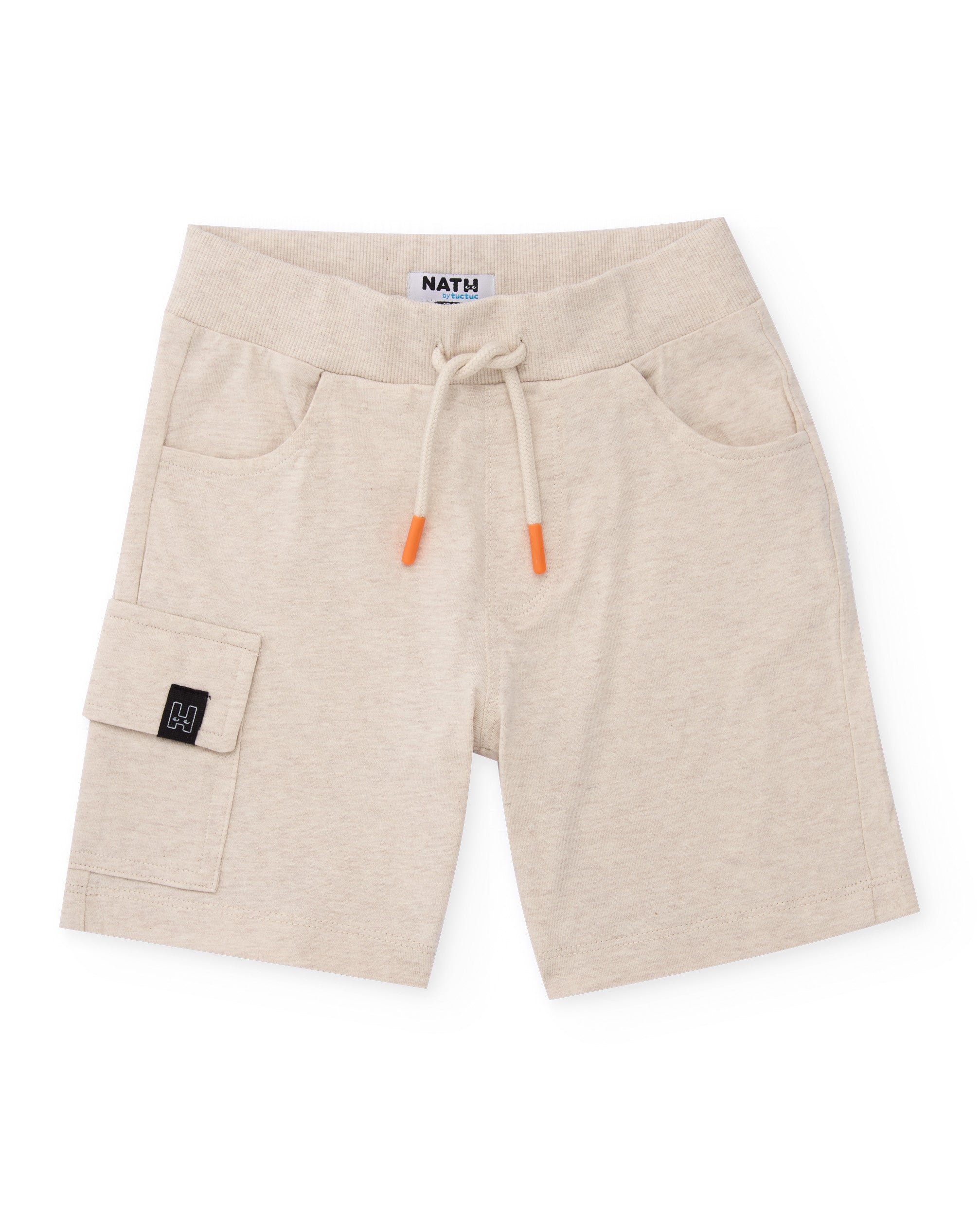 TucTuc Bermuda Bermuda bambino beige maglia tasca
