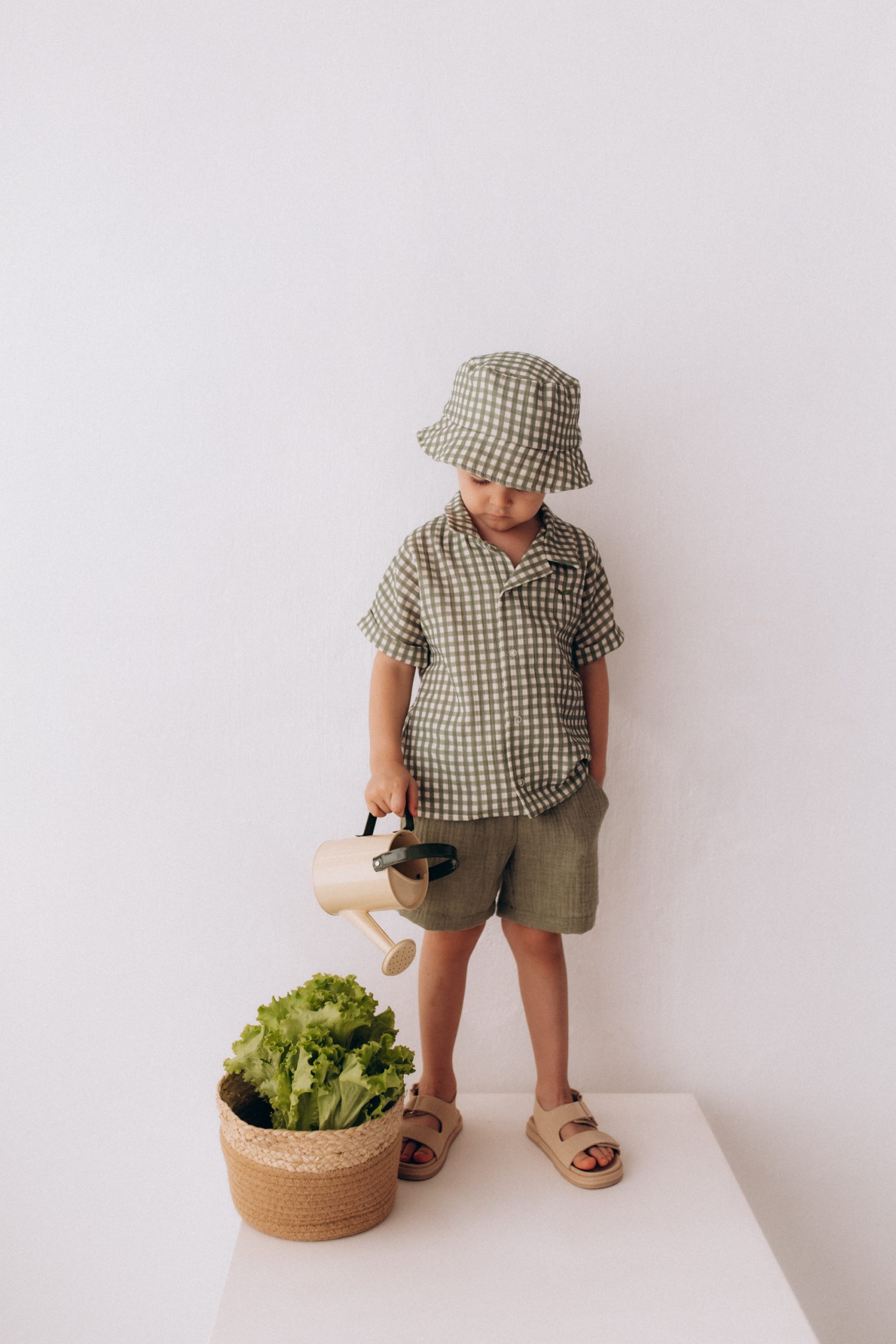Woolly Organic Kids Hats Bucket Hat cappello mussola estate