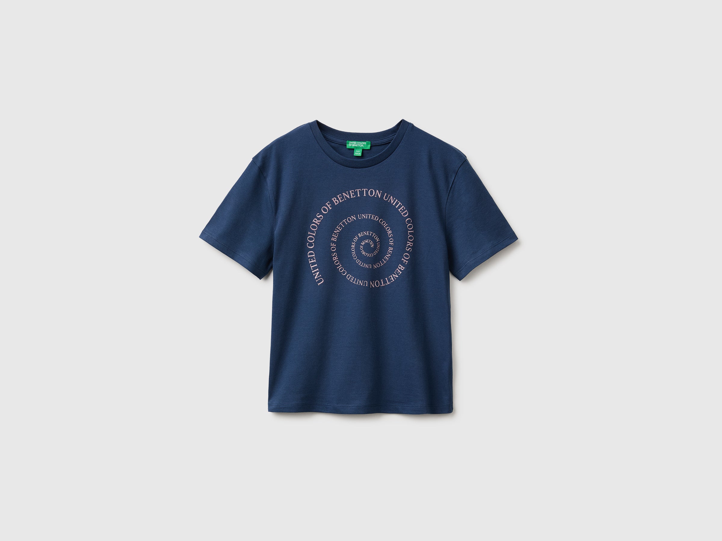 United Colors of Benetton t-shirt glitter cotone taglia S