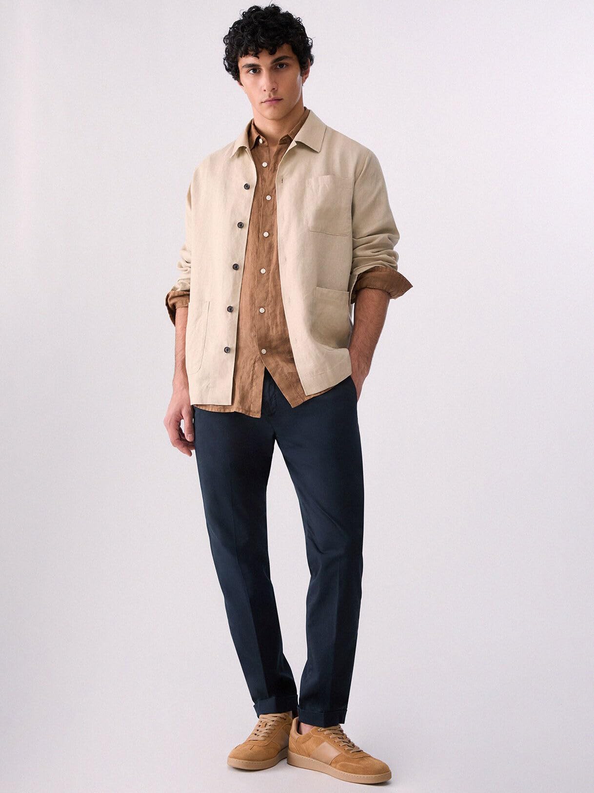 Liu Jo Baby Chino con Risvolto Pantaloni Cotone
