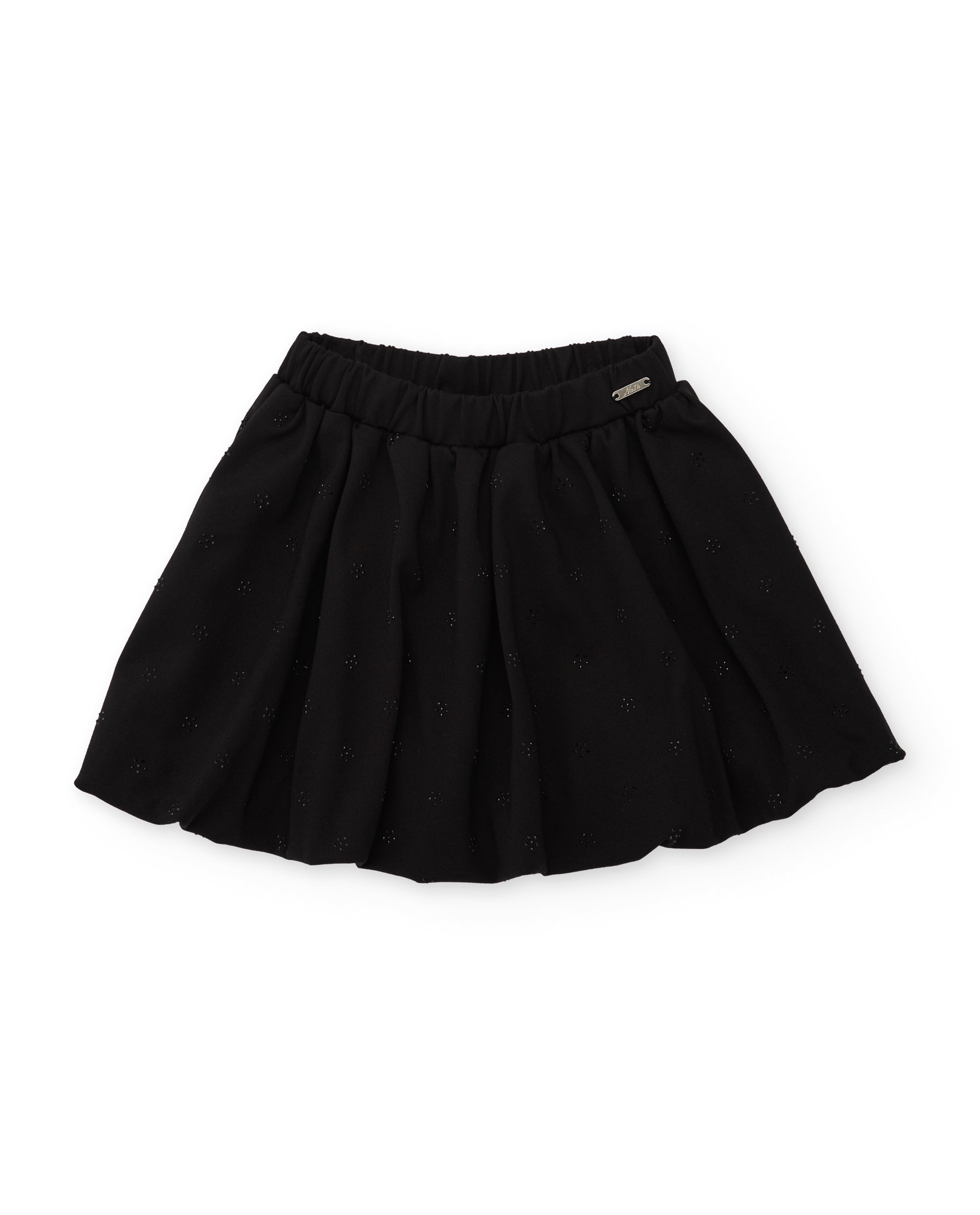 TucTuc Gonne gonna bambina nera floreale elastica