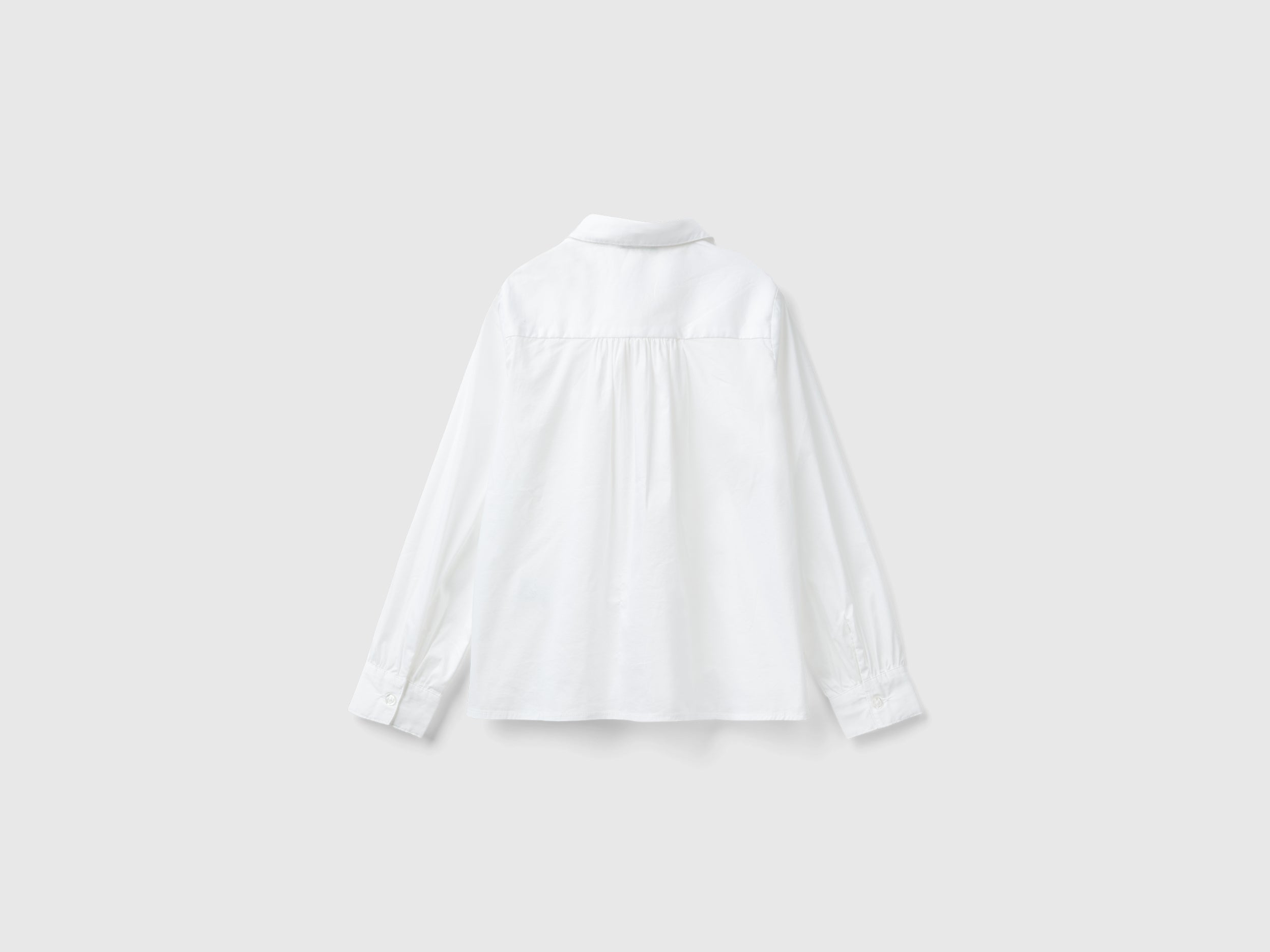 United Colors of Benetton camicia cotone manica lunga scuola