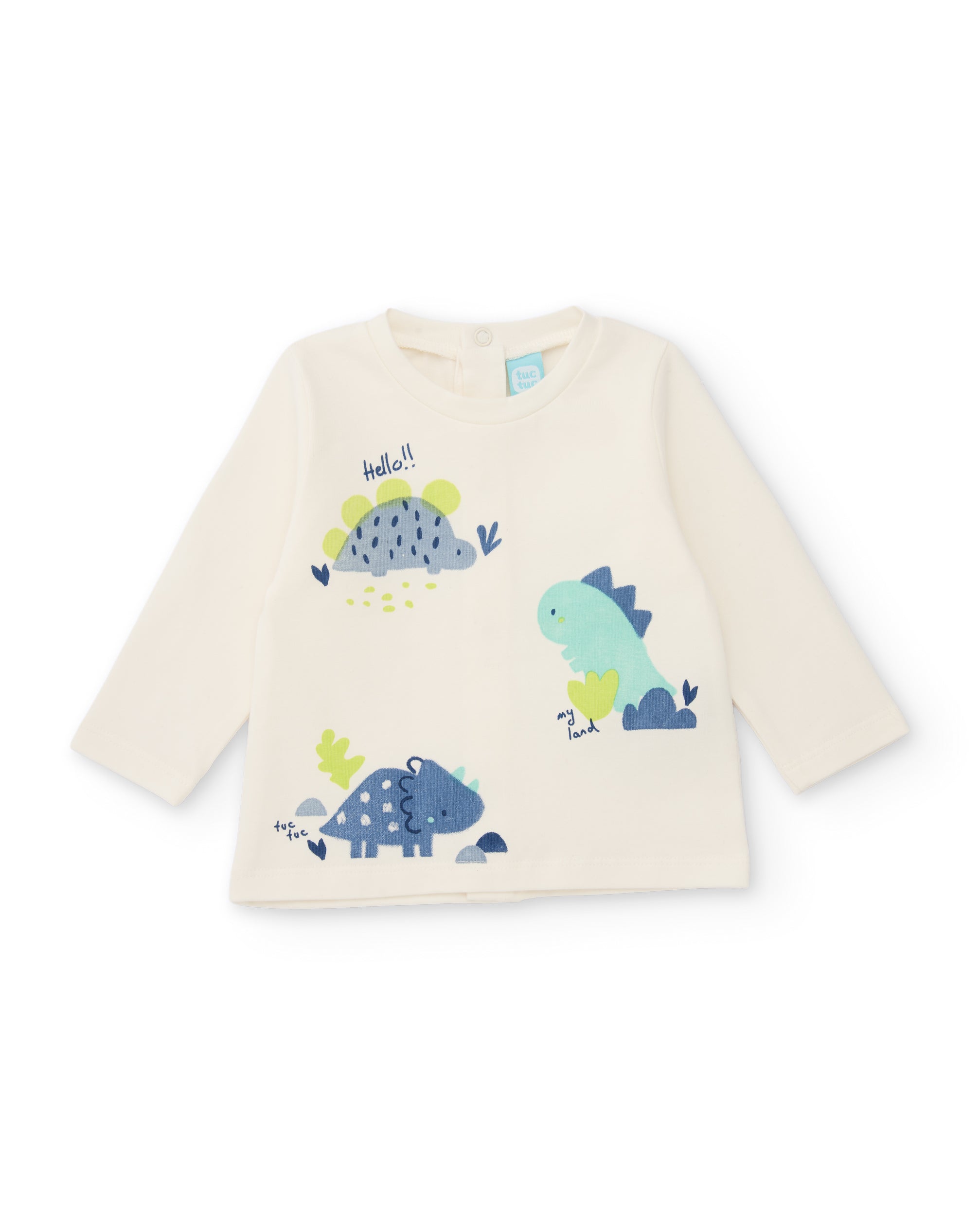 TucTuc Completo felpa neonato giacca completo azzurro 3 pezzi
