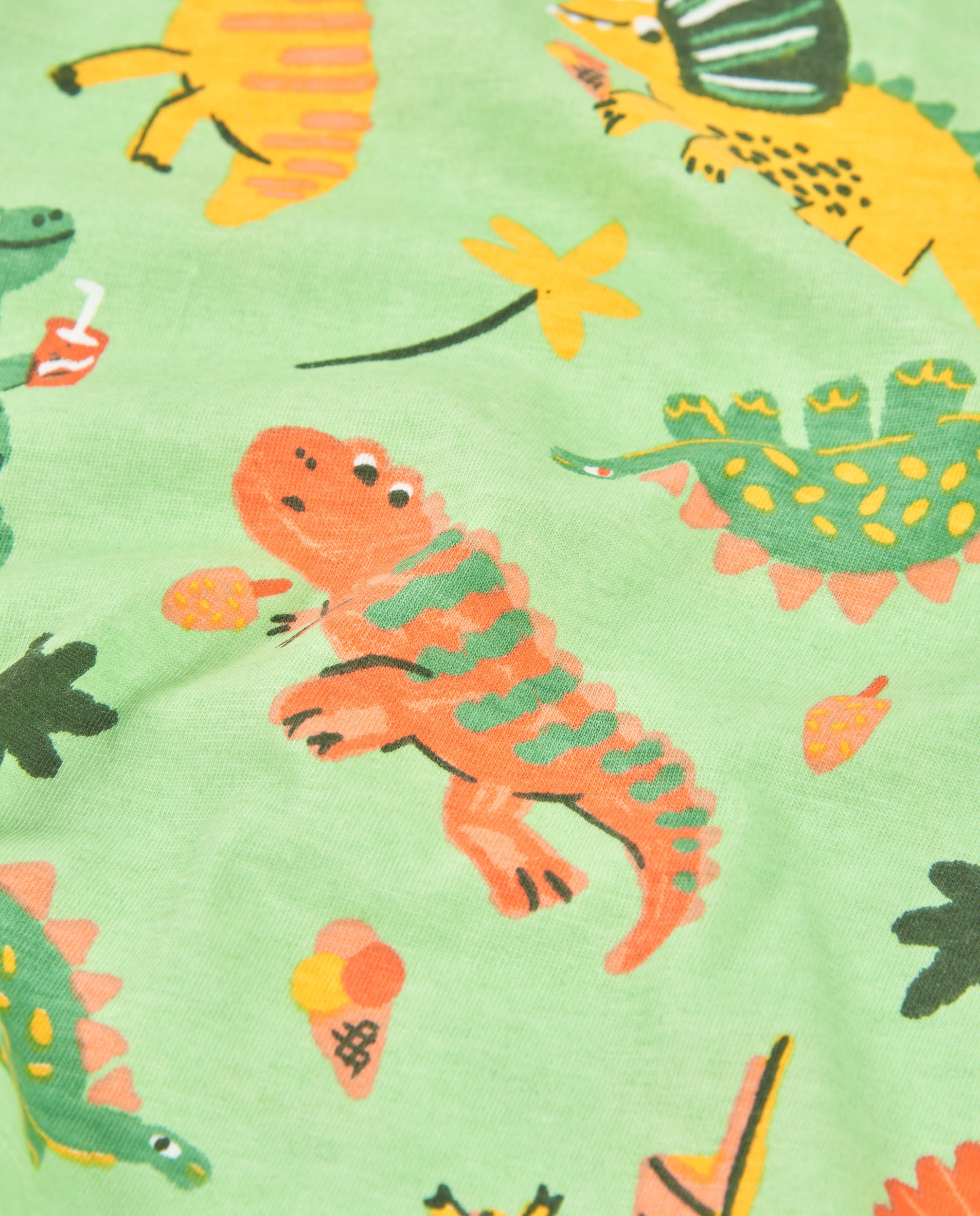 TucTuc Magliette T-Shirt Bambino Verde Dinosauri Cotone