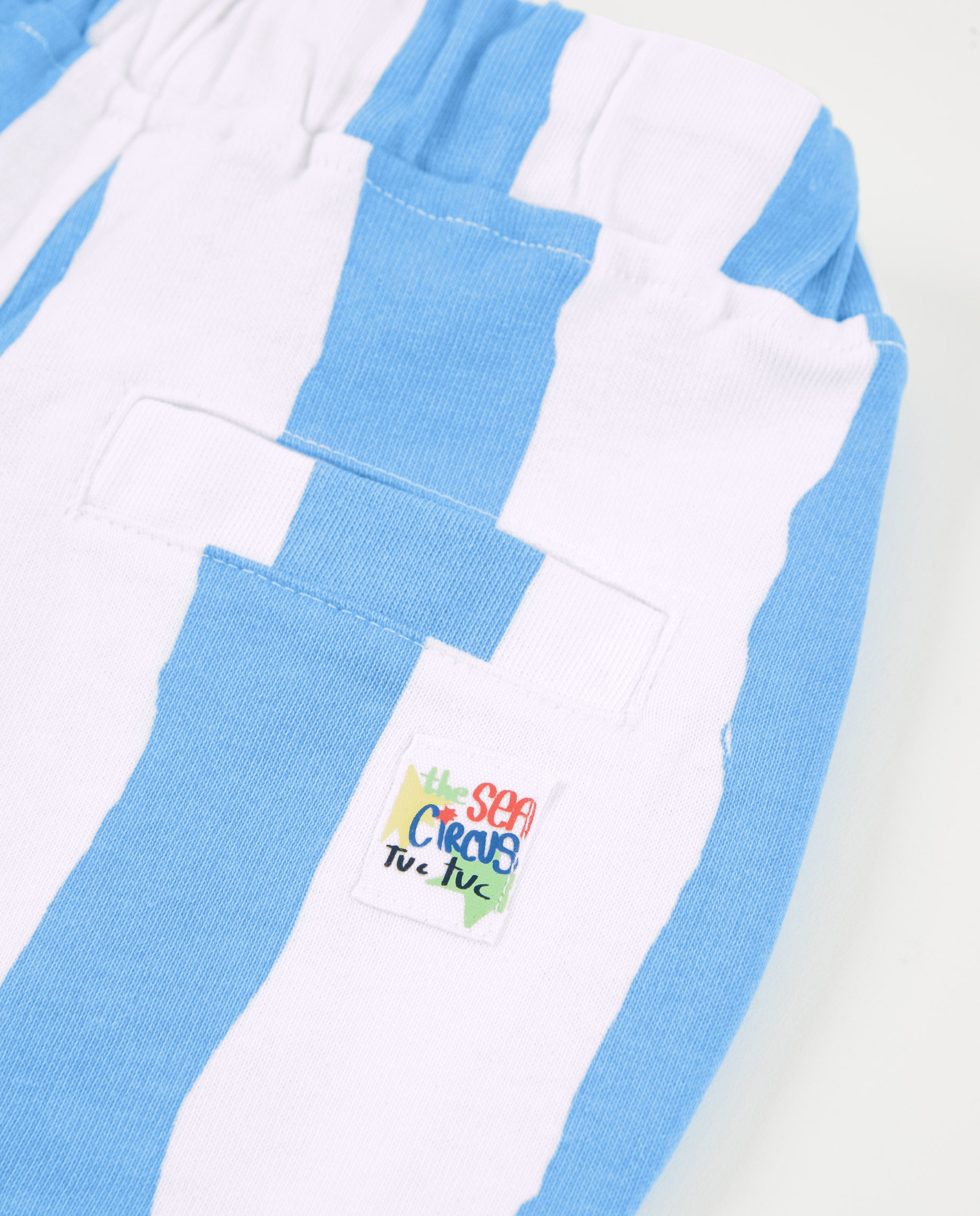 TucTuc Bermuda Maglia Righe Blu 4 Anni 99-104 cm