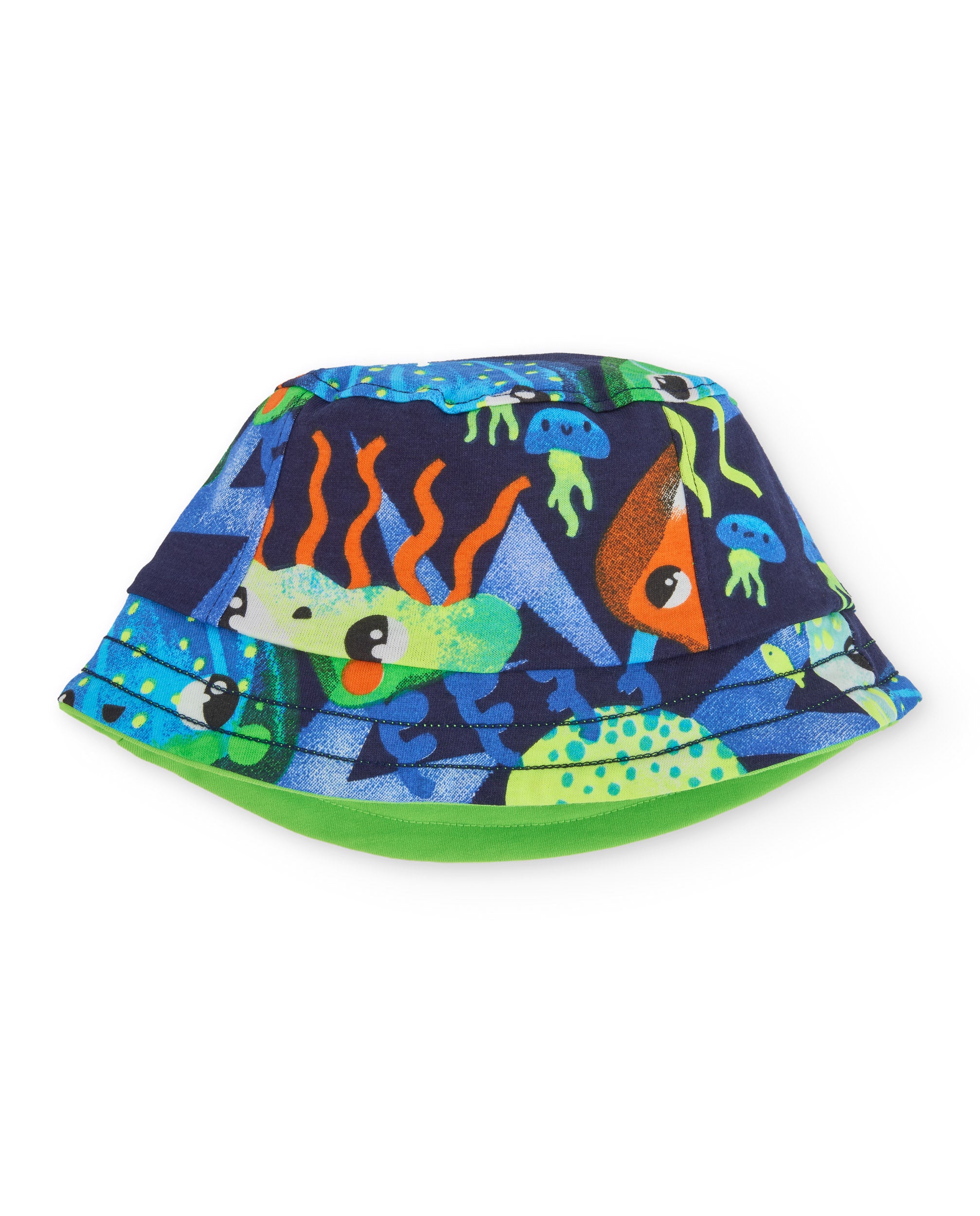 TucTuc Accessori Cappellino Bambino Reversibile Verde 44