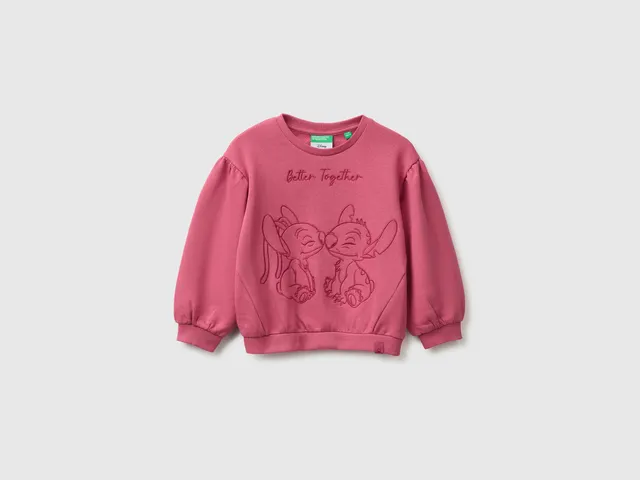 United Colors of Benetton Felpa Lilo Stitch Cotone Bio 104
