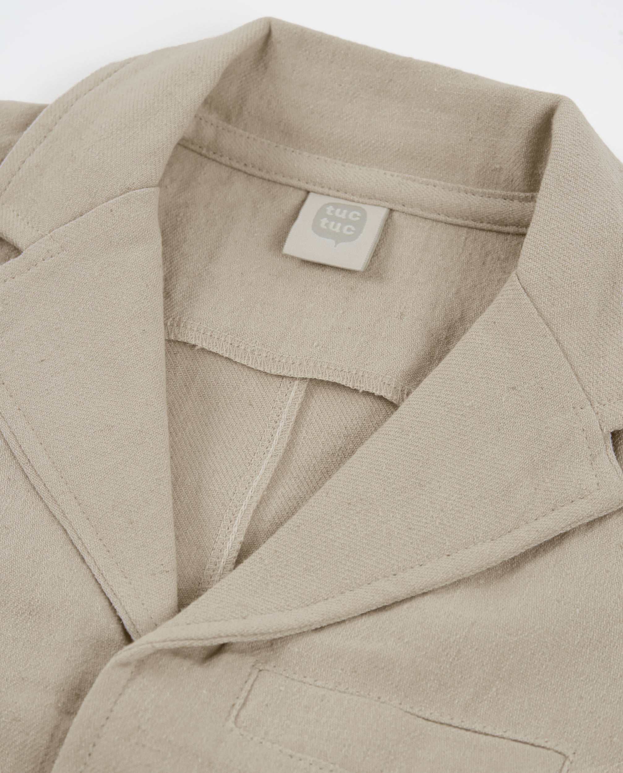 TucTuc Giacche Blazer bambino beige revers