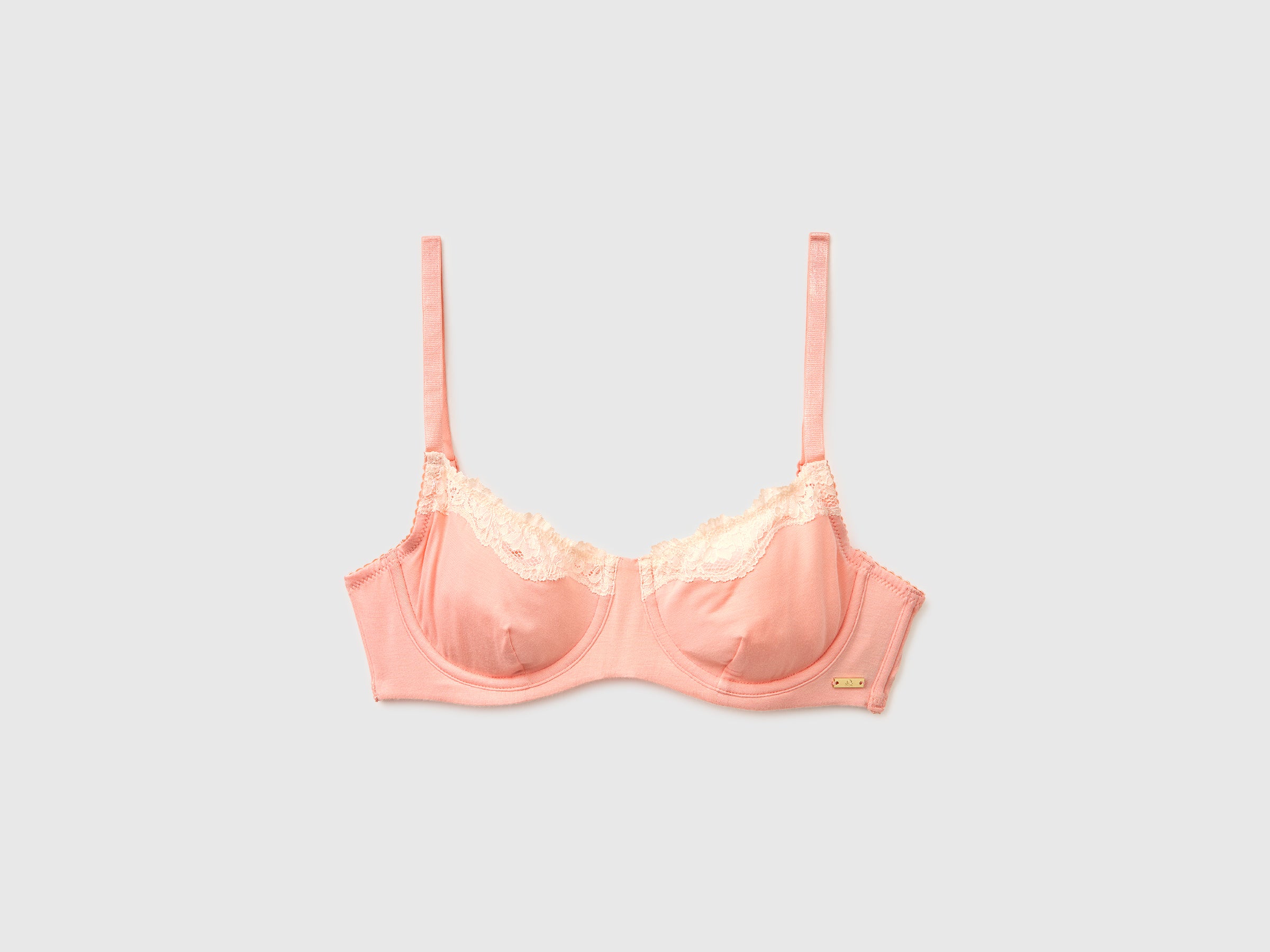 United Colors of Benetton reggiseno coppa C seta pizzo con ferretto