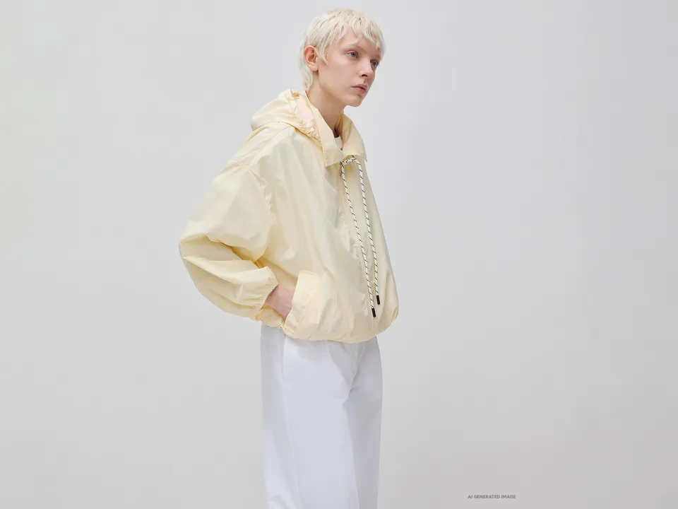United Colors of Benetton Jackets giacca antivento cappuccio leggera