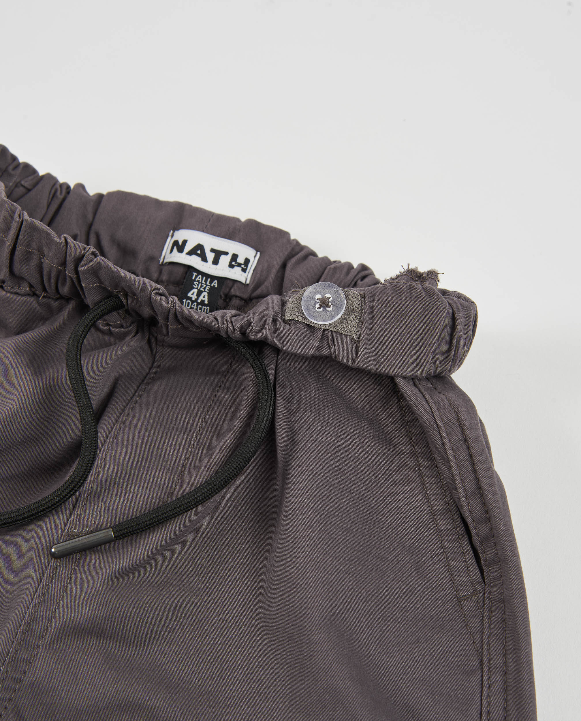 TucTuc Pantaloni cargo pantaloni grigio 4A tasche bambino