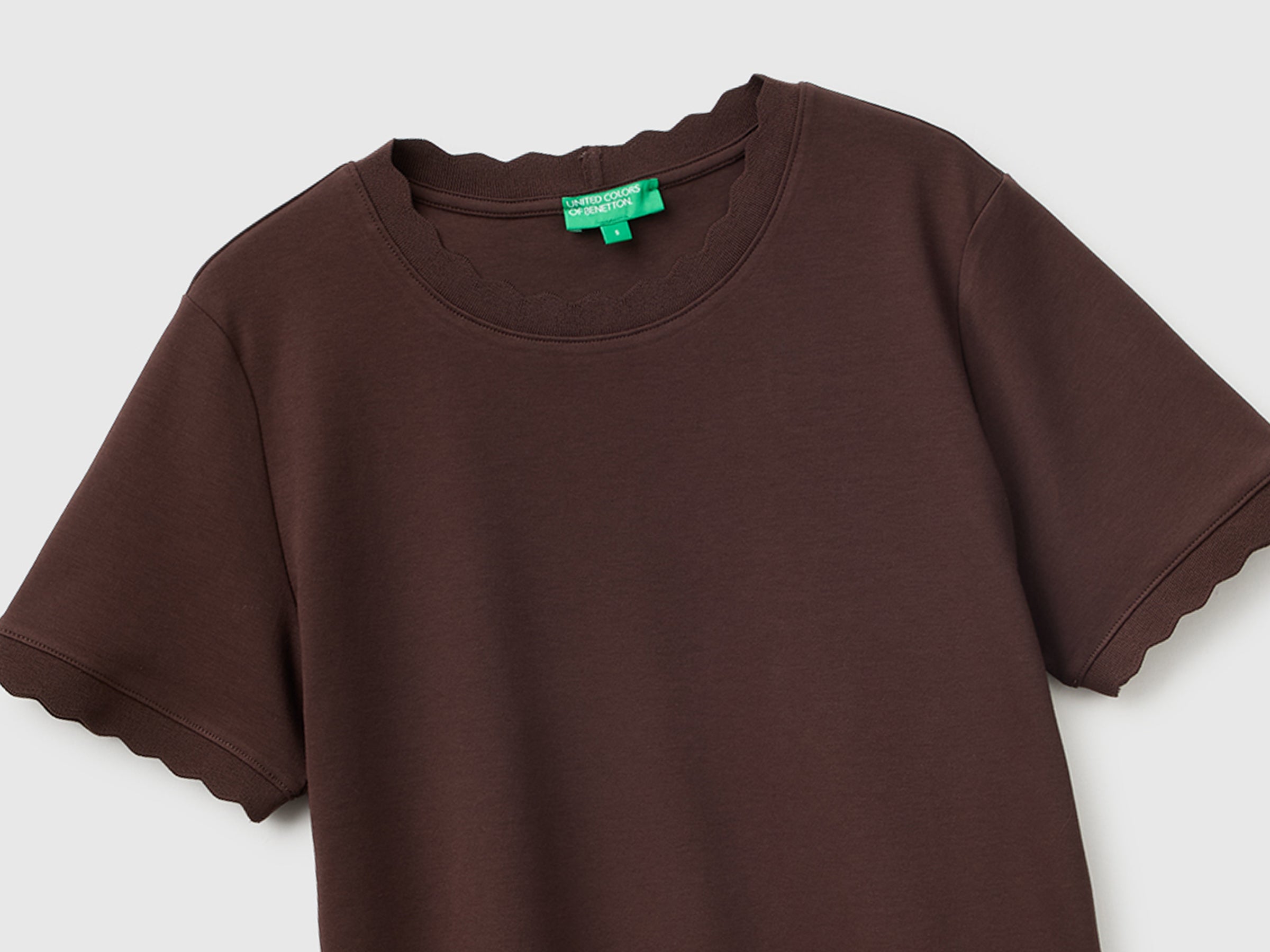 United Colors of Benetton T-shirt cotone scollo rotondo M