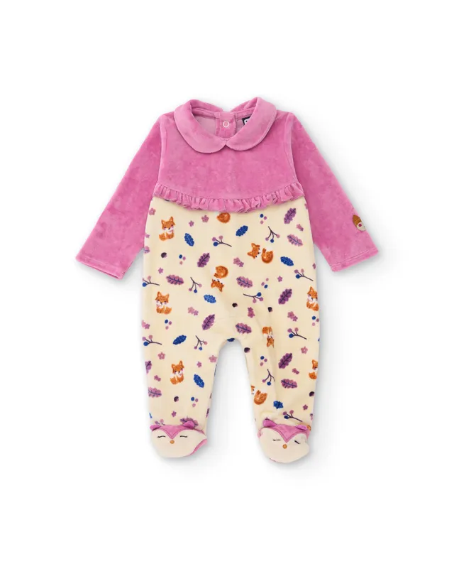 TucTuc Tutine tutina neonata rosa animaletti cotone