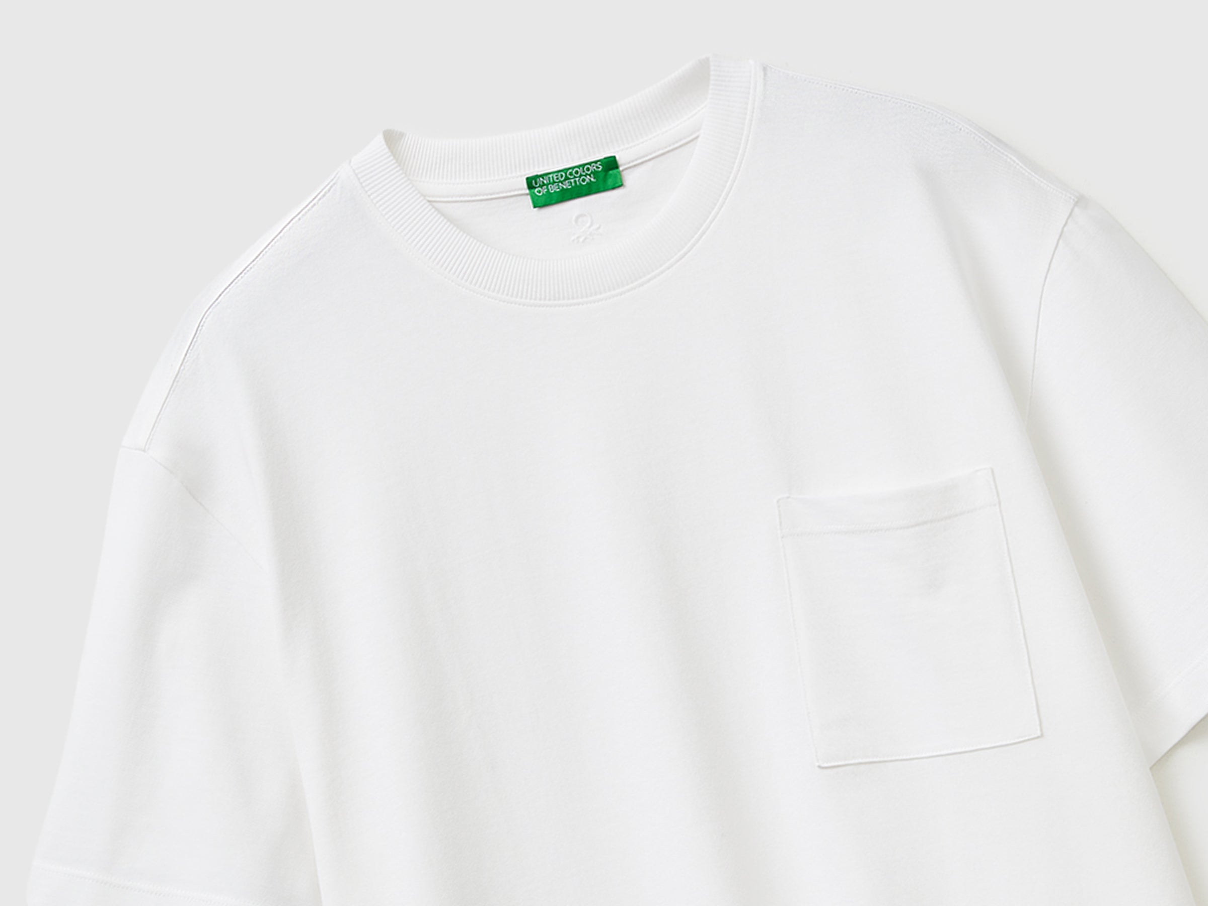 United Colors of Benetton t-shirt taschino maglietta cotone bio
