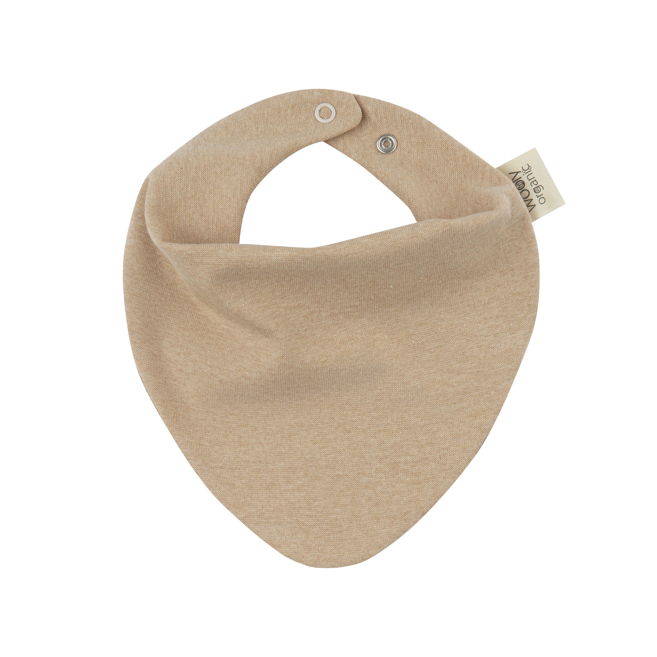 Woolly Organic Bib 1x1 Rib Noos bavaglino neonato cotone bio