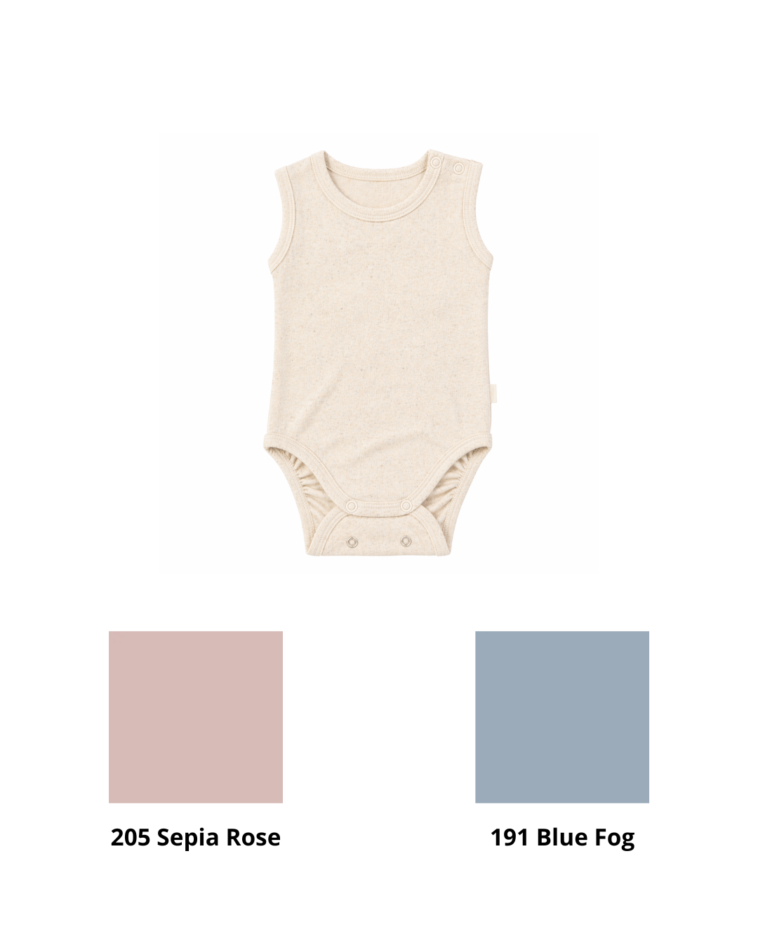 Woolly Organic Sleeveless Bodysuit body smanicato Tencel SS27