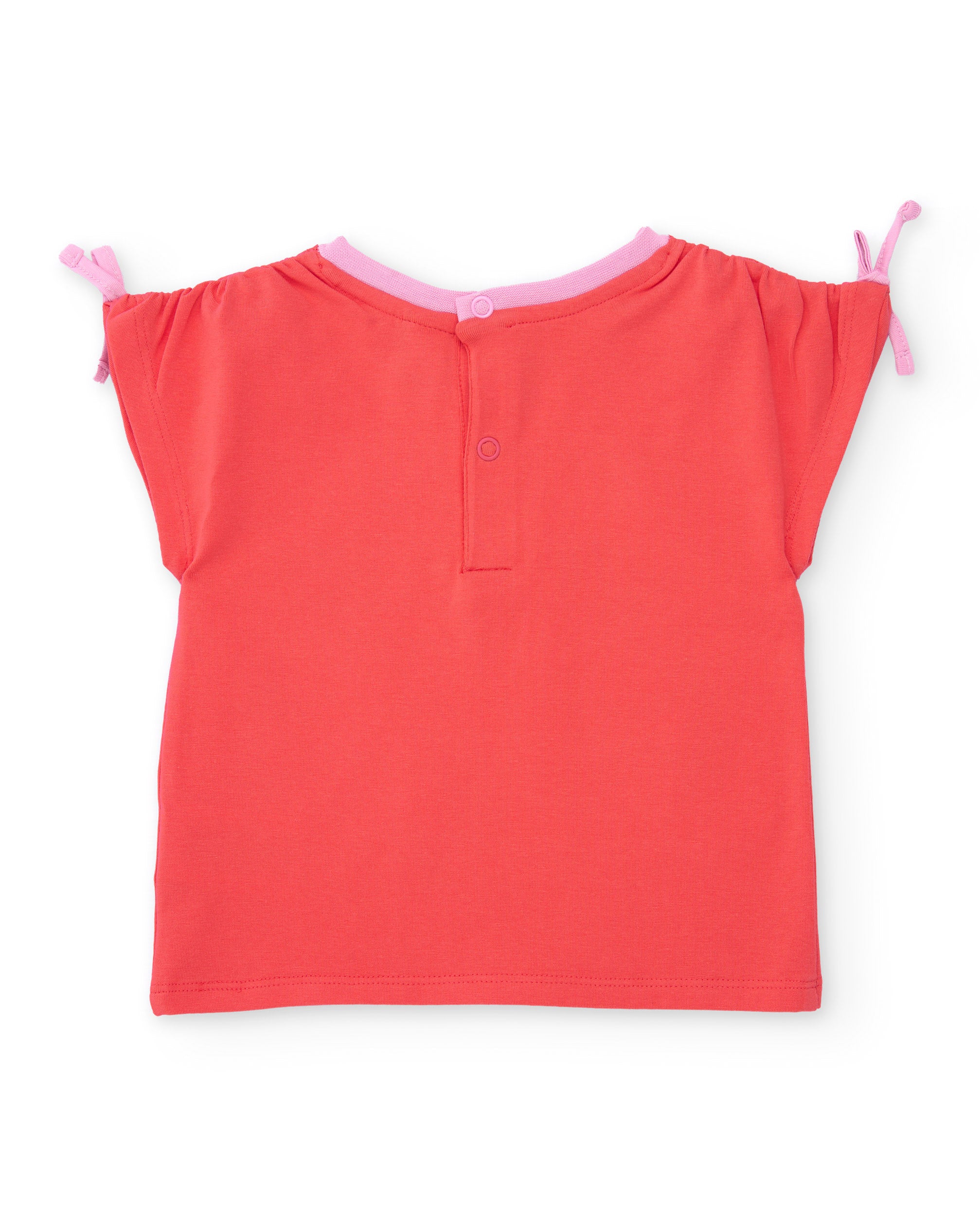 TucTuc Completi Set bambina rosso fiocchi t-shirt leggings