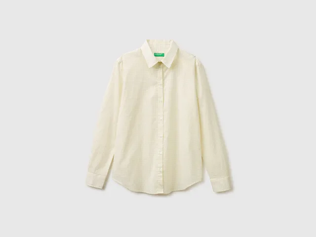 United Colors of Benetton Camicia fantasia camicia cotone leggero