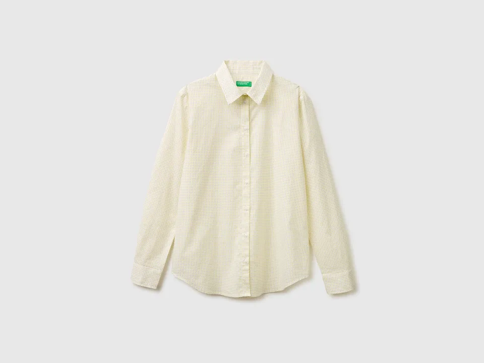 United Colors of Benetton Camicia fantasia camicia cotone leggero