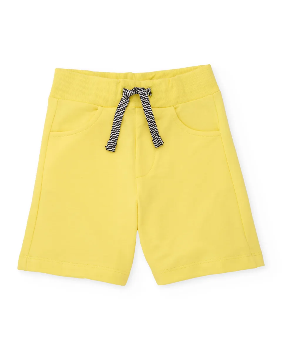 TucTuc Bermuda bermuda bambino giallo tasche 8 anni