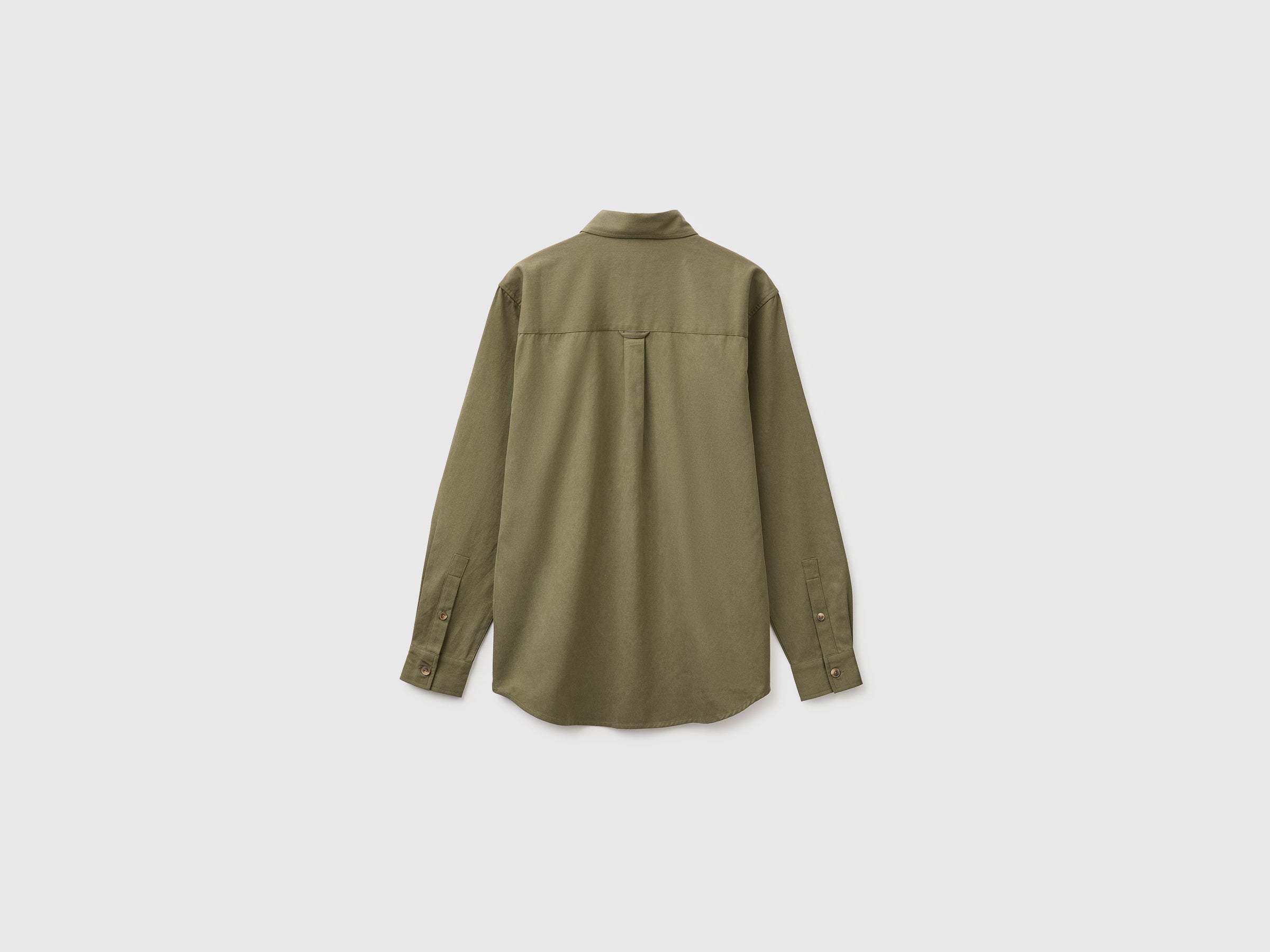 United Colors of Benetton Camicia taschino lyocell cotone