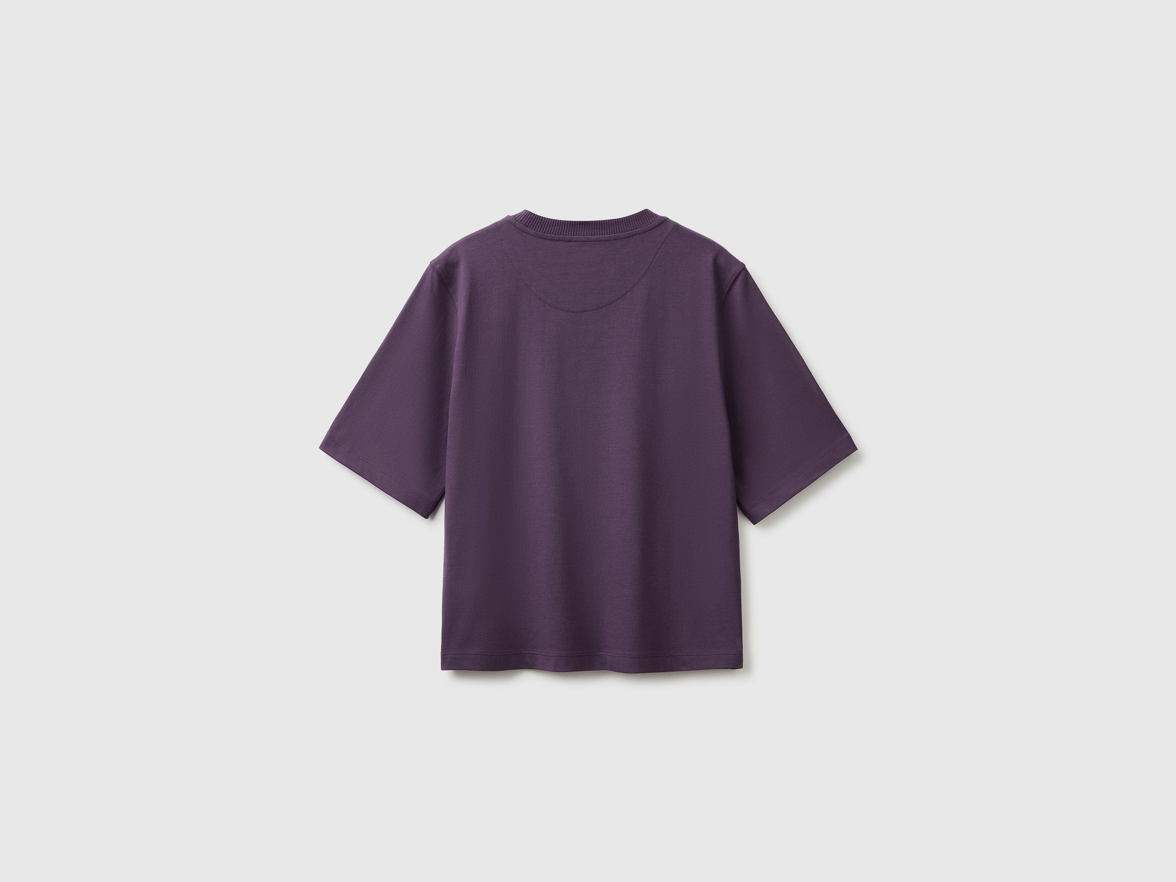 United Colors of Benetton T-Shirt Cotone Boxy Fit Manica Corta