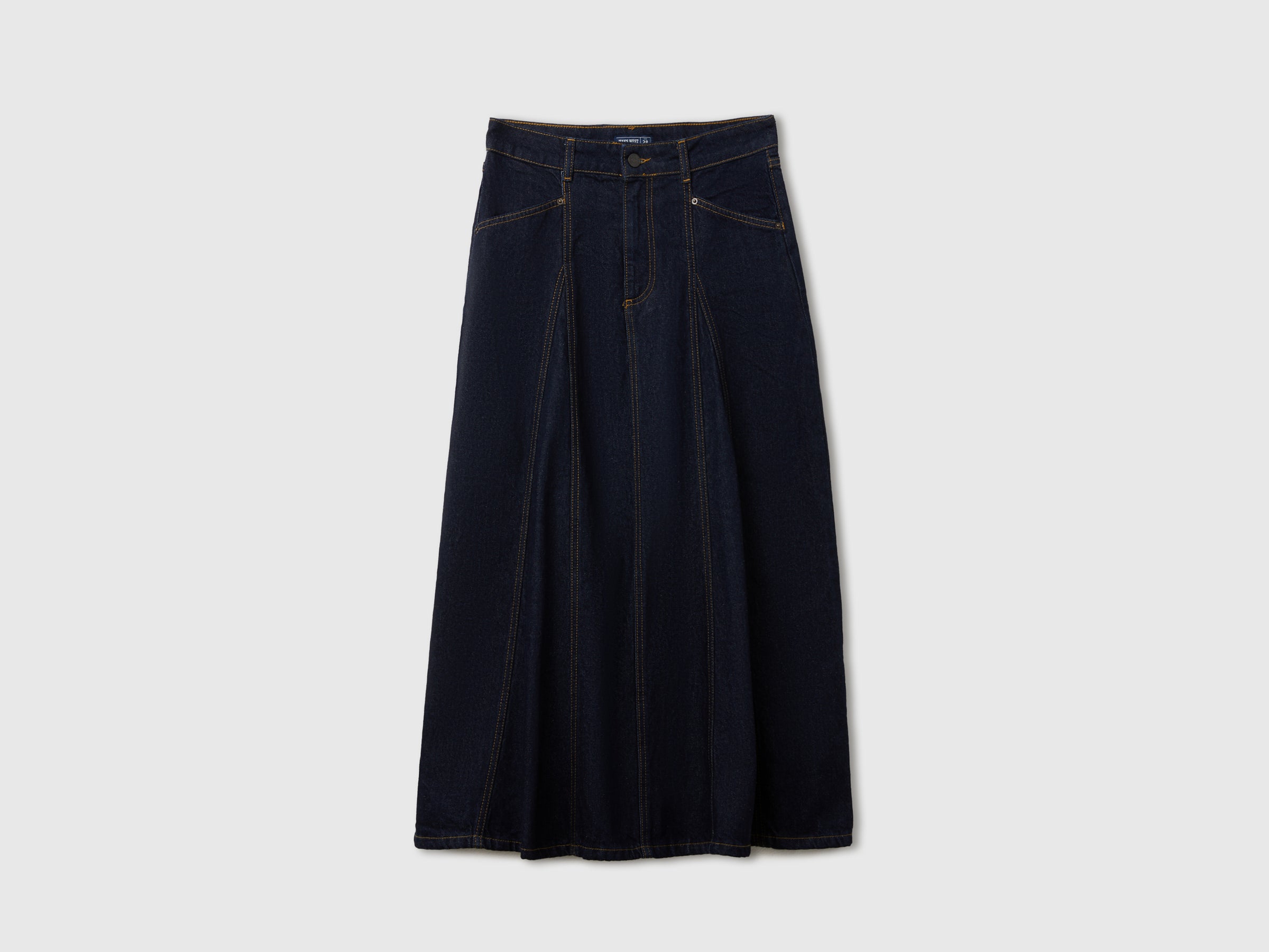 United Colors of Benetton Gonna Denim Effetto Usato Cotone 27
