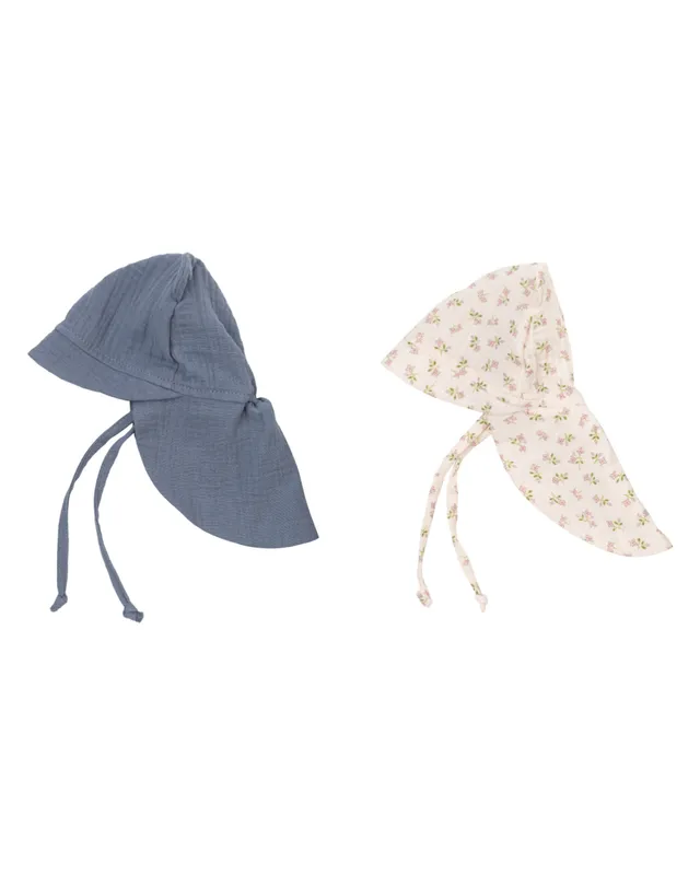 Woolly Organic Baby Hats Teddy Ears cappello mussola sole