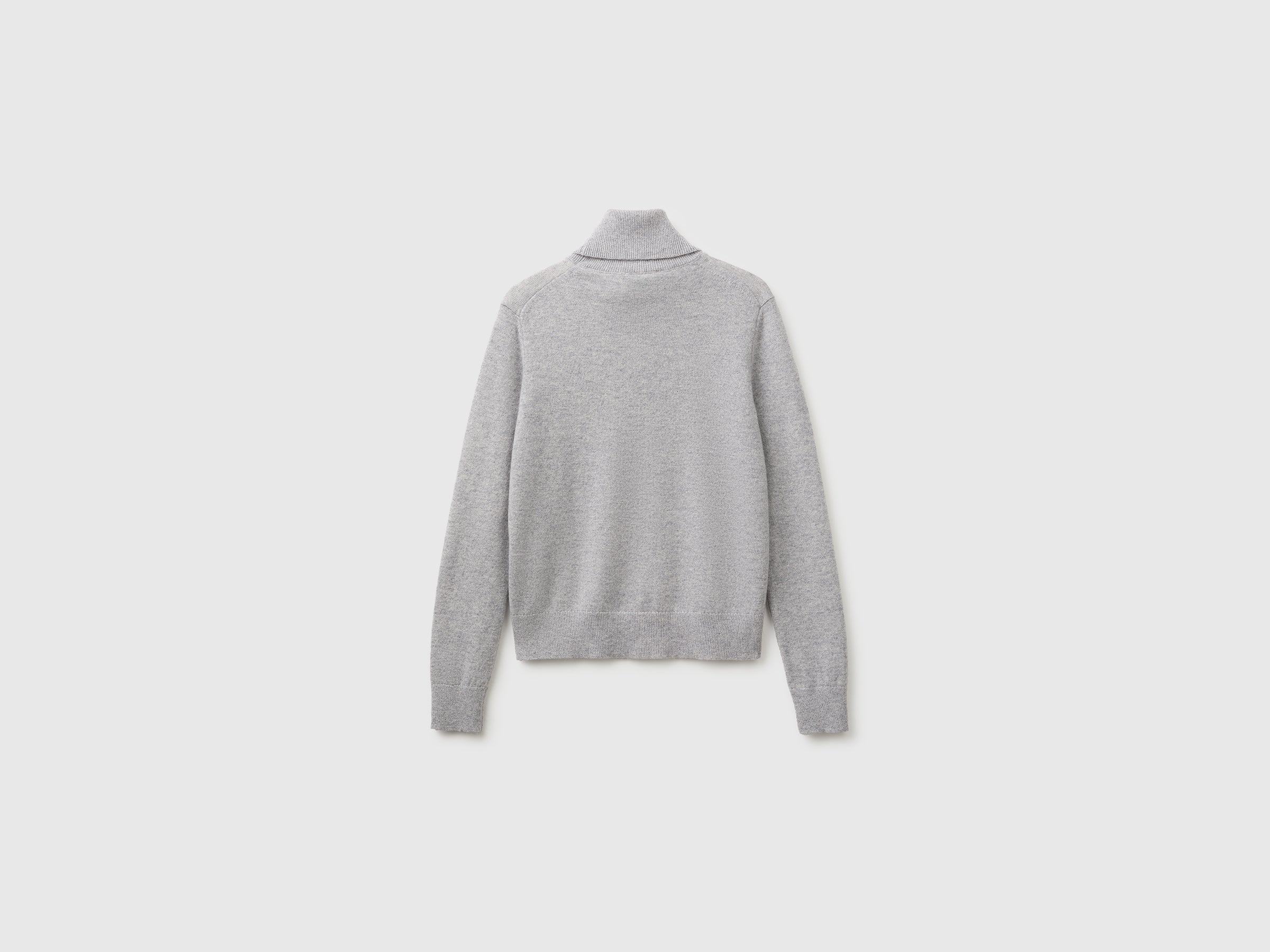 United Colors of Benetton dolcevita cashmere grigio maglione