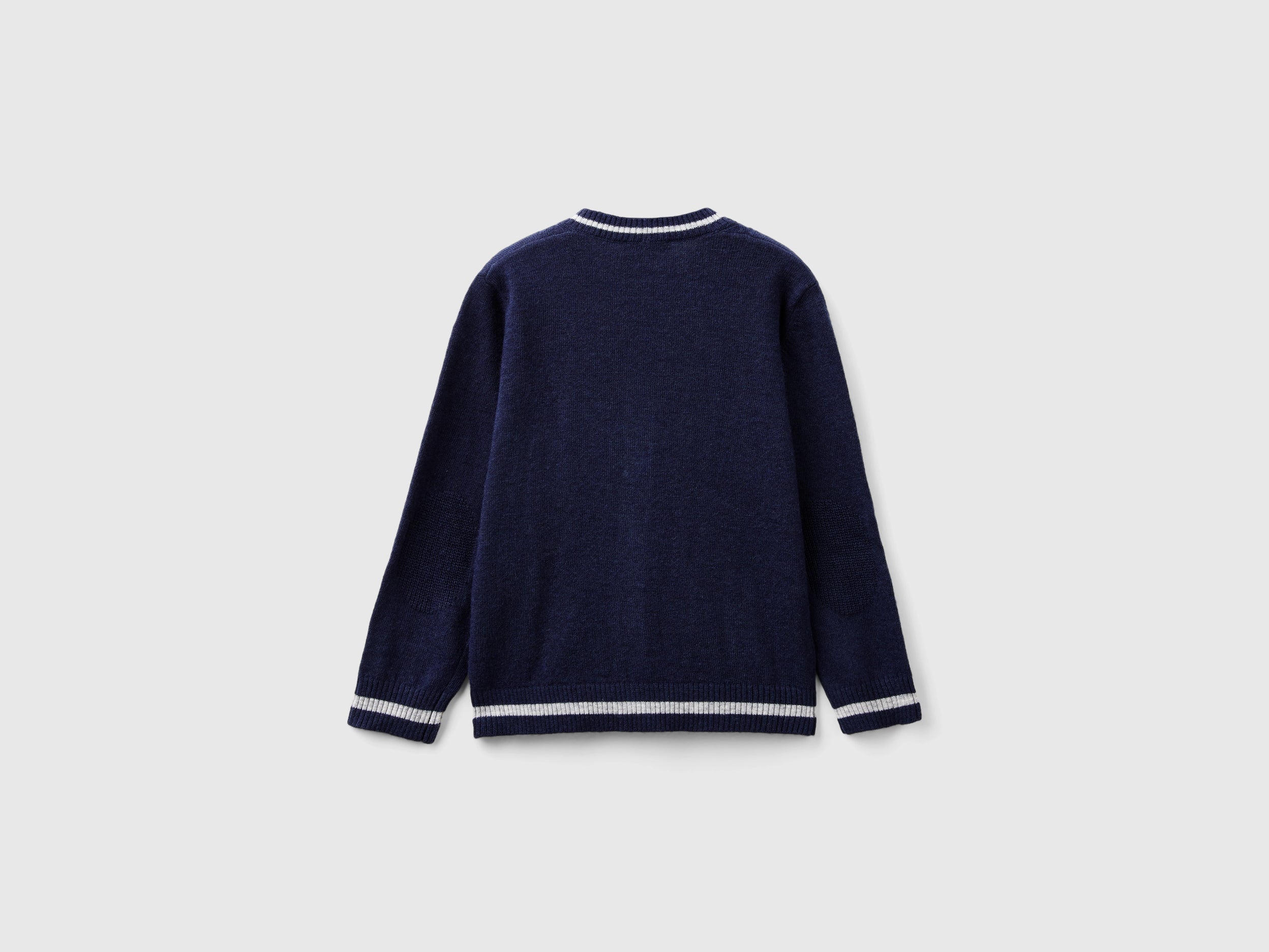 United Colors of Benetton Cardigan Lana Scollo V Bambina Tasche
