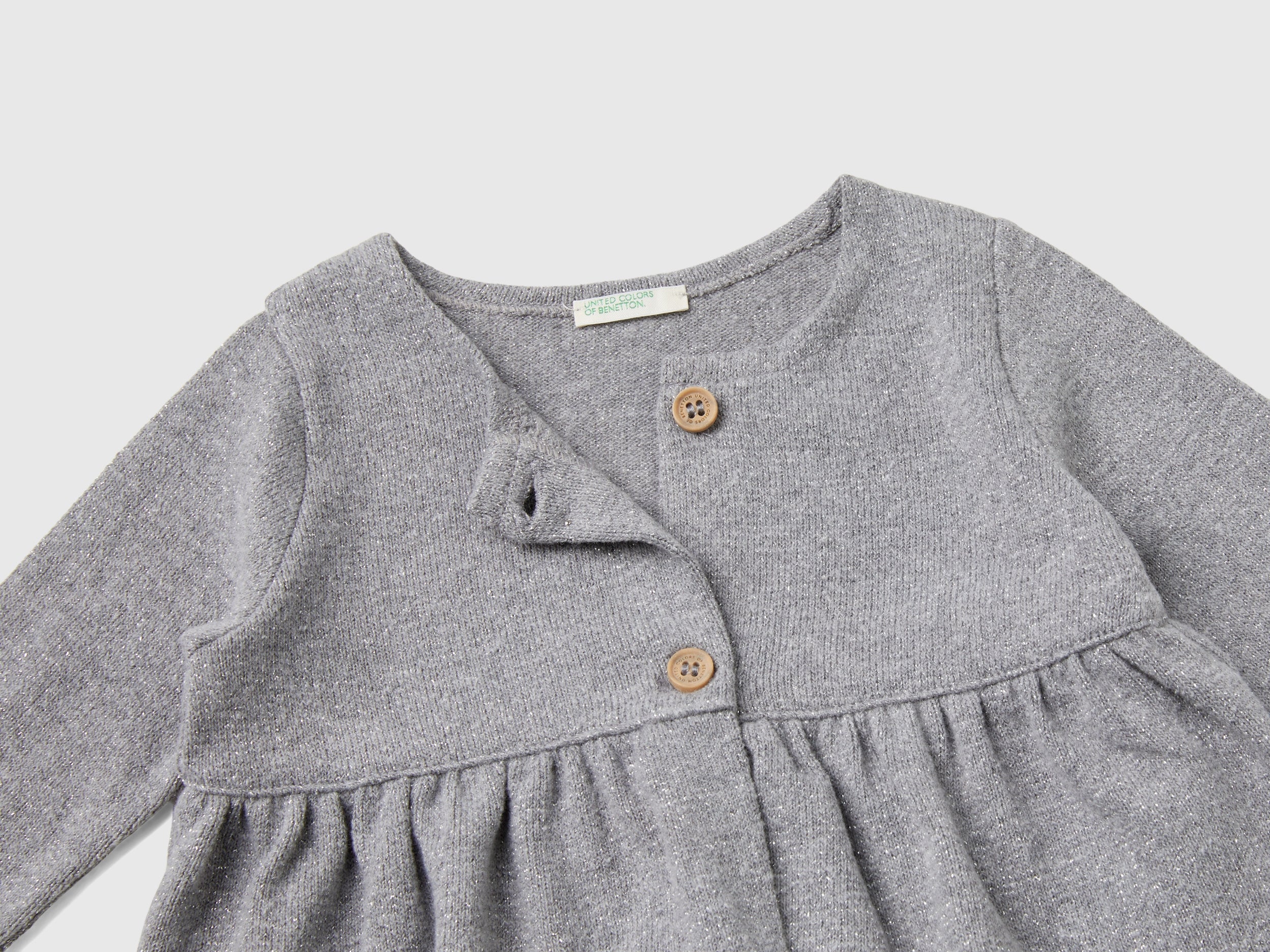 United Colors of Benetton Felpa Lurex Cotone Riciclato Neonata